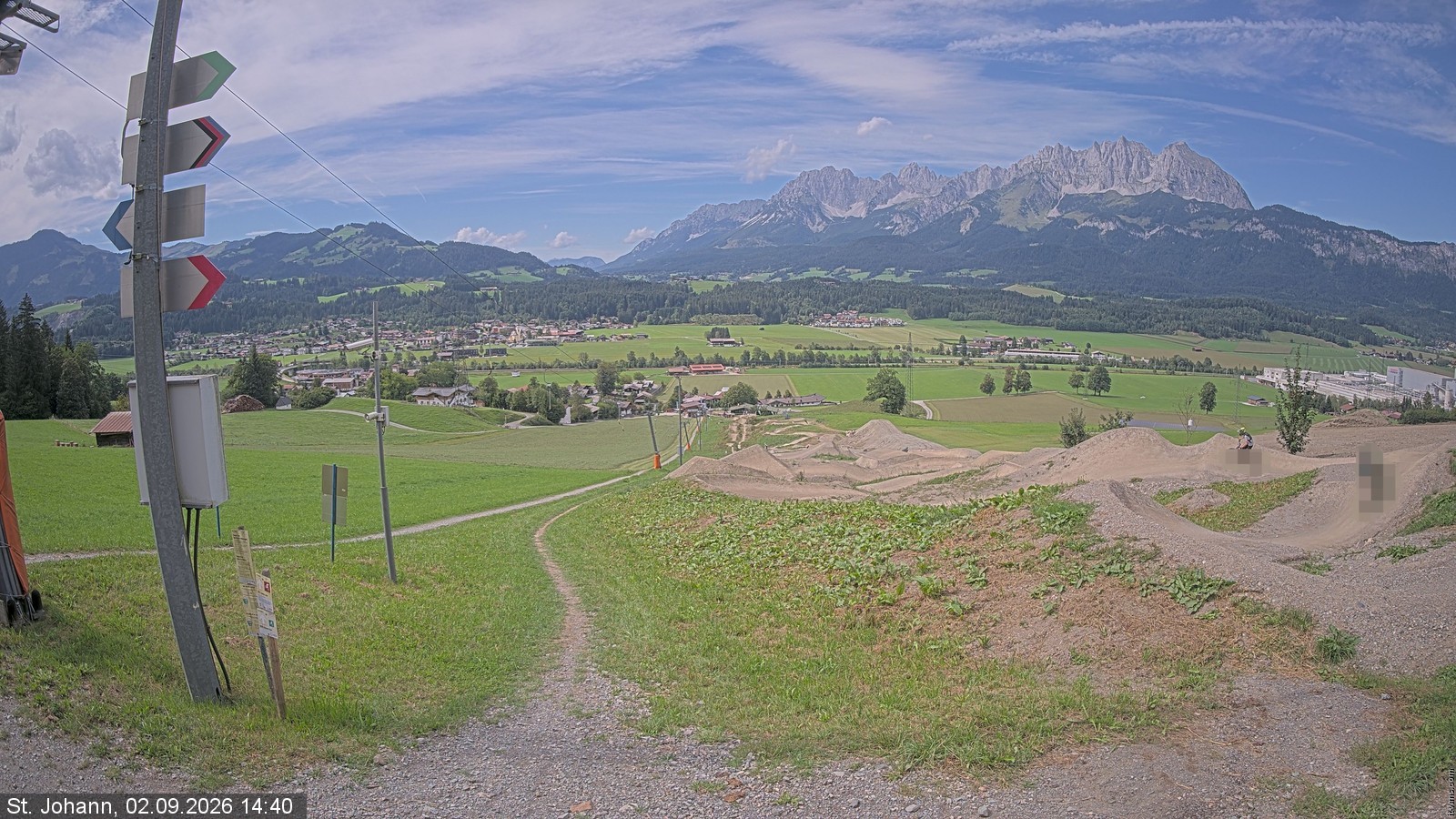 Archived image Webcam Oberndorf/Tyrol: Bike Trails