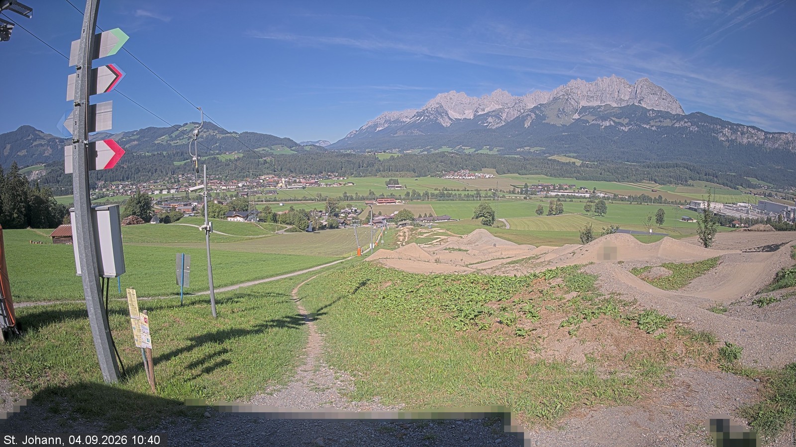 Archiv Foto Webcam Oberndorf in Tirol: Bikepark Tauwiesenlift