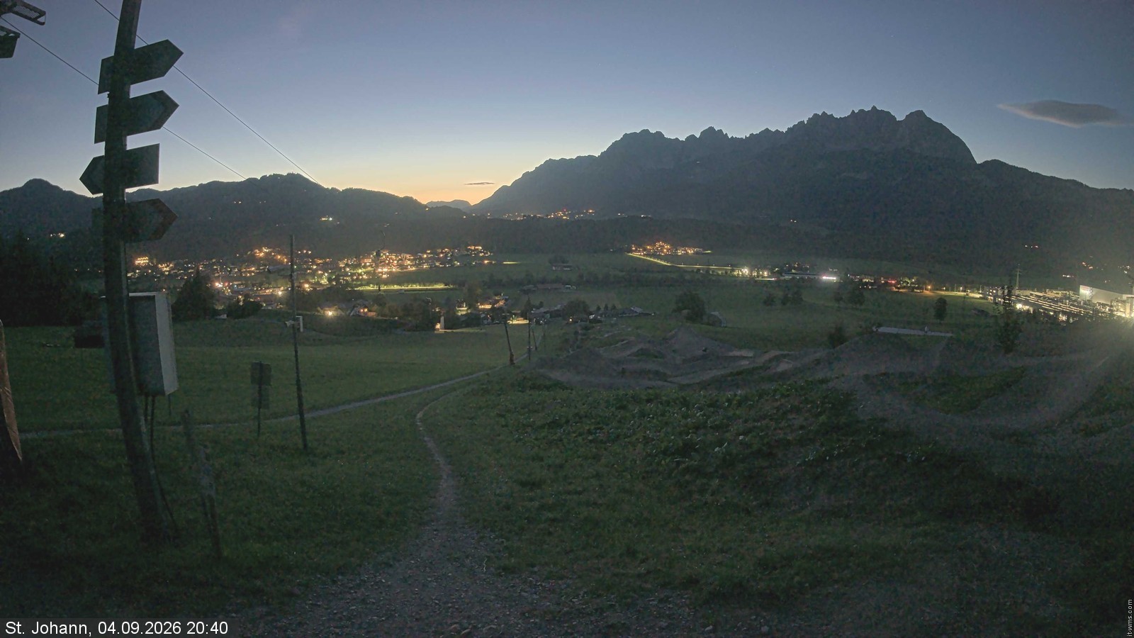 Archiv Foto Webcam Oberndorf in Tirol: Bikepark Tauwiesenlift