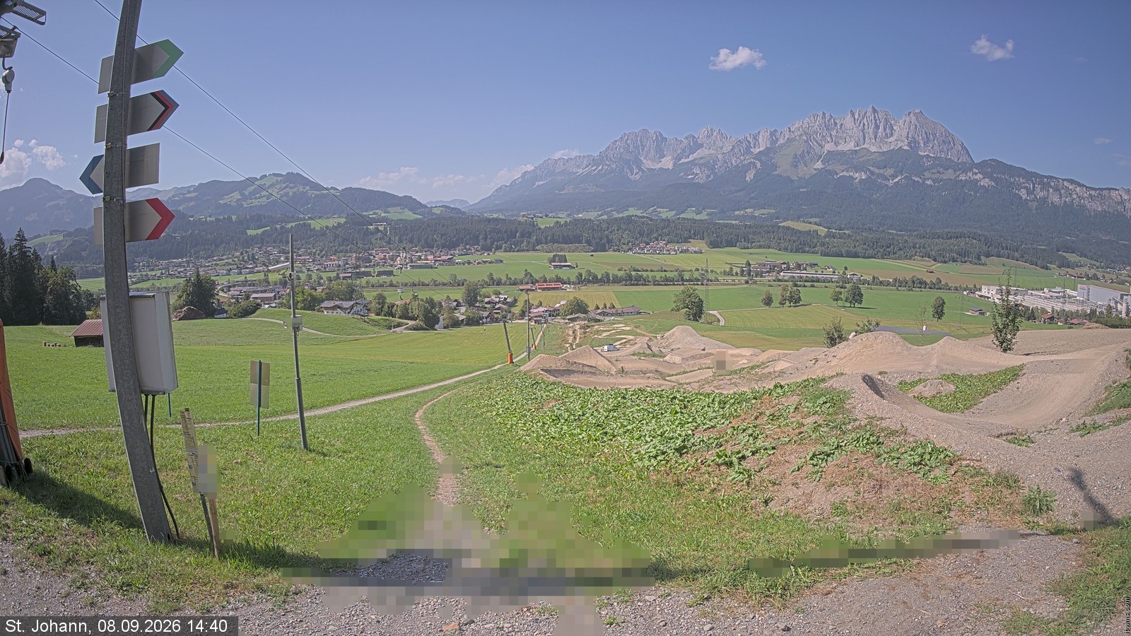 Archiv Foto Webcam Oberndorf in Tirol: Bikepark Tauwiesenlift