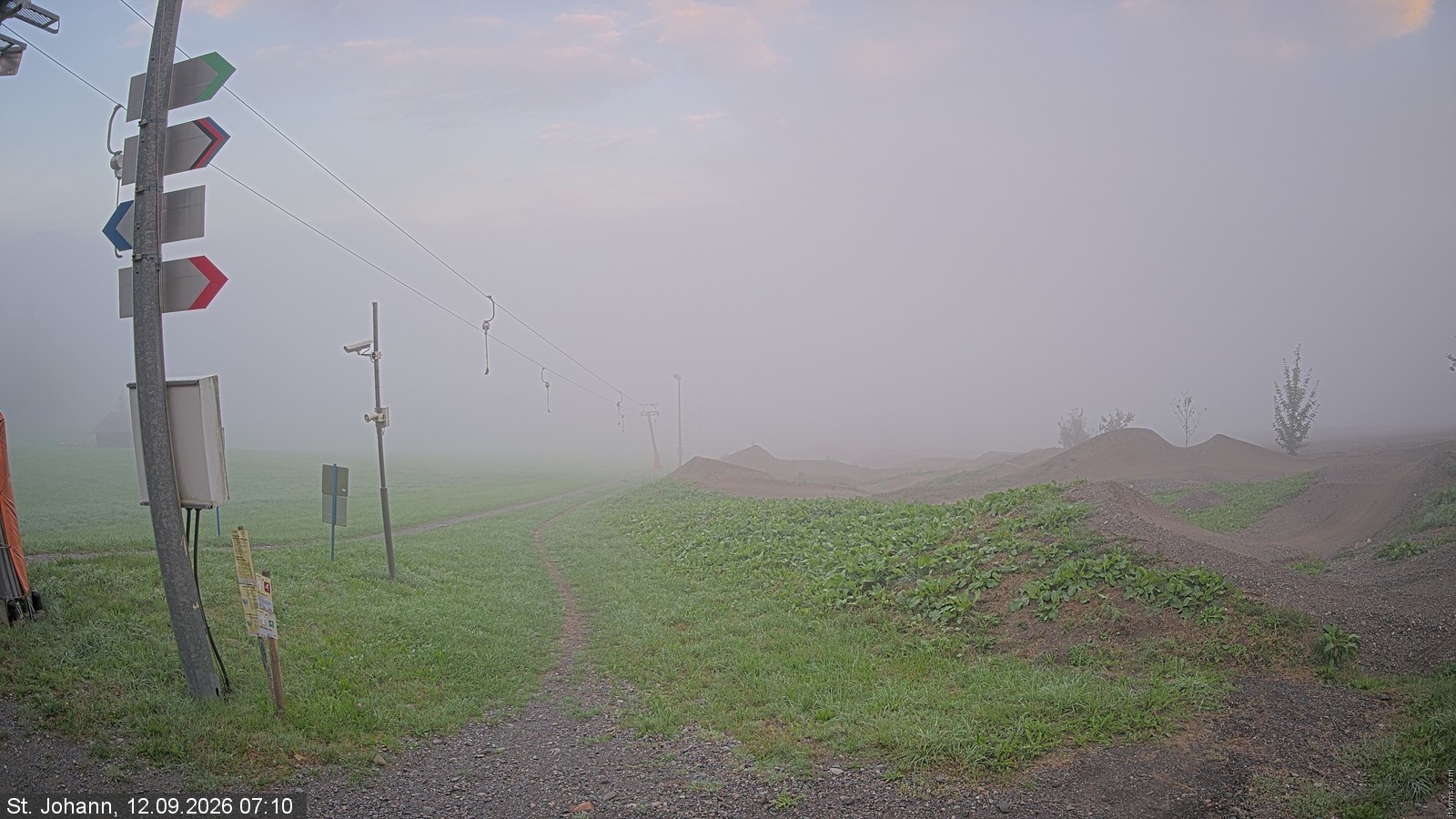 Archived image Webcam Oberndorf/Tyrol: Bike Trails