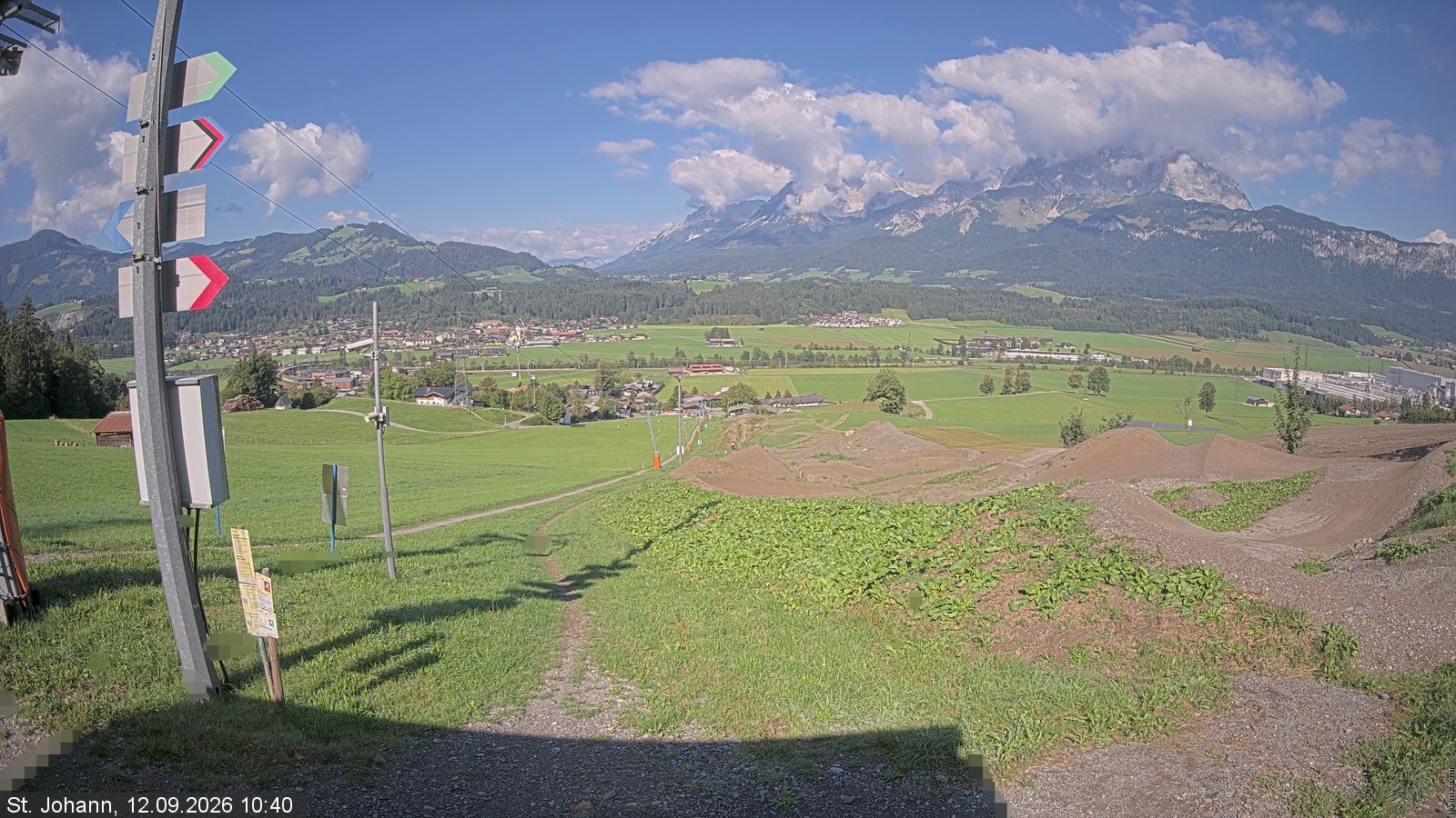 Archived image Webcam Oberndorf/Tyrol: Bike Trails