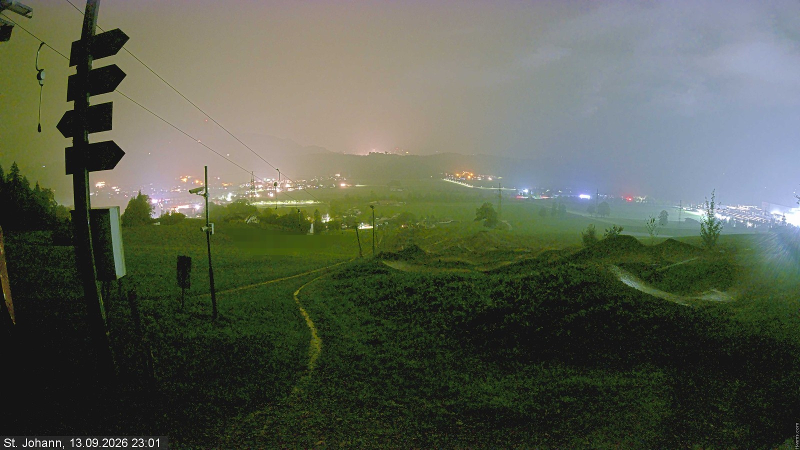 Archiv Foto Webcam Oberndorf in Tirol: Bikepark Tauwiesenlift