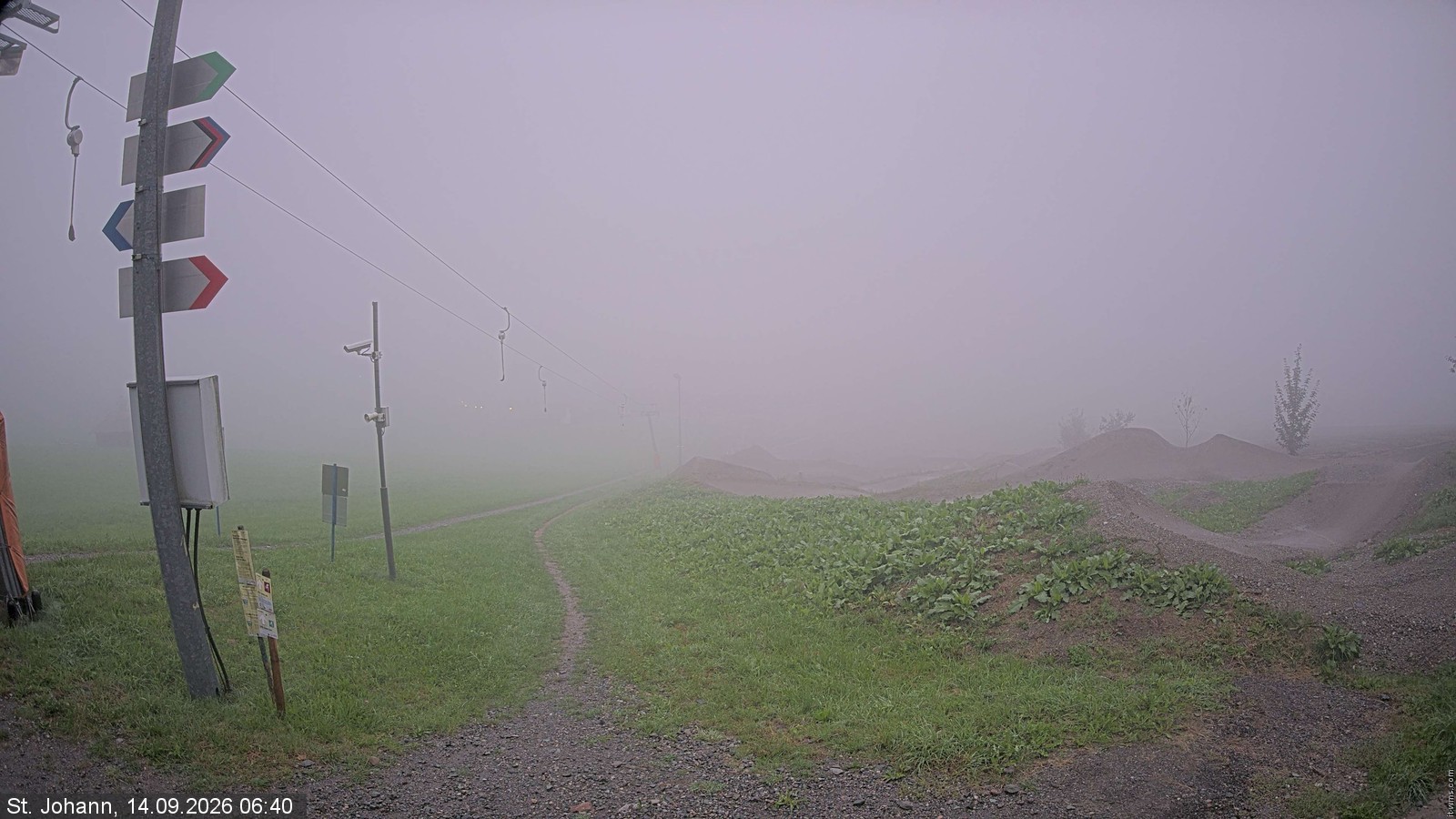 Archiv Foto Webcam Oberndorf in Tirol: Bikepark Tauwiesenlift