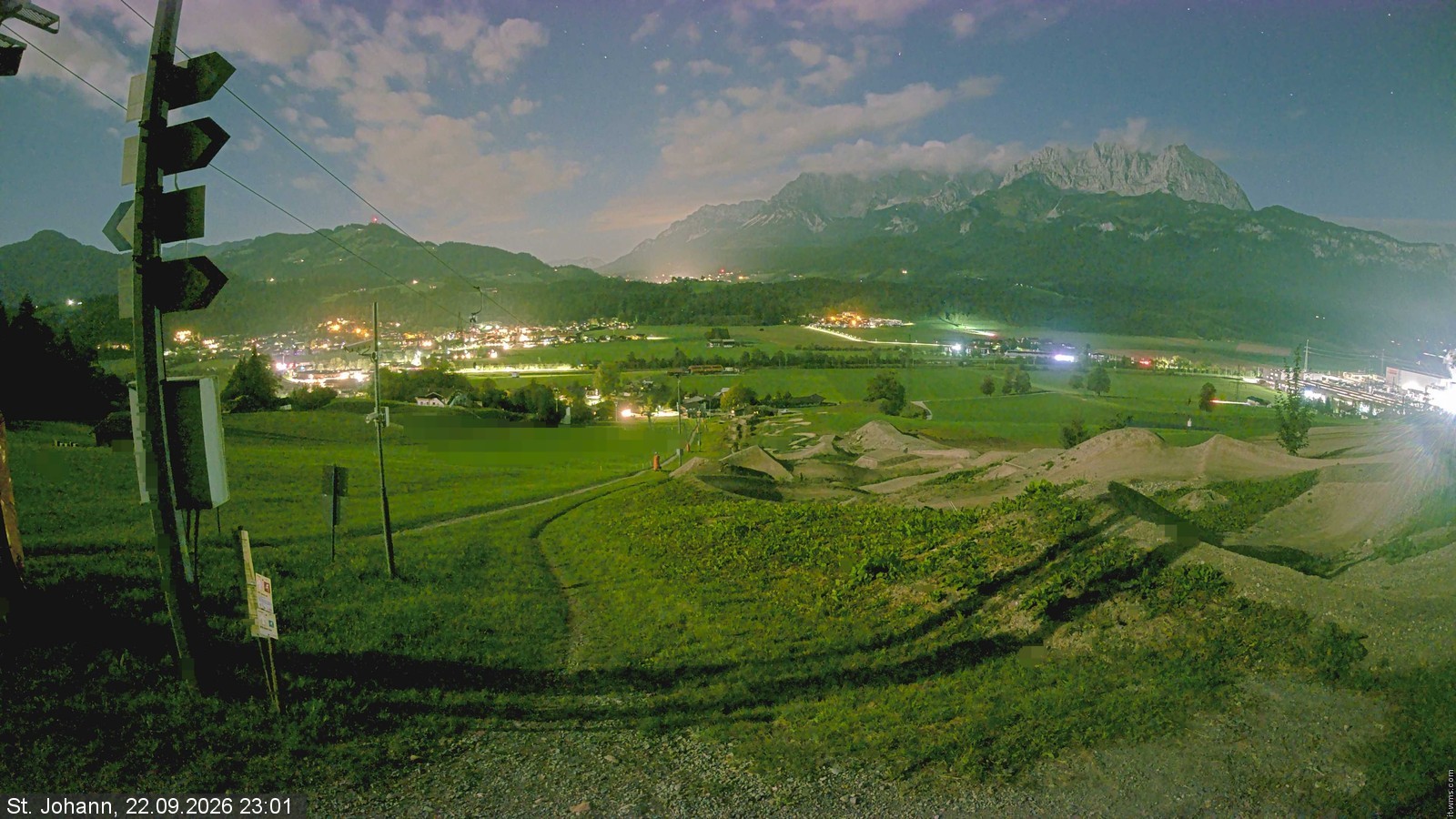 Archiv Foto Webcam Oberndorf in Tirol: Bikepark Tauwiesenlift