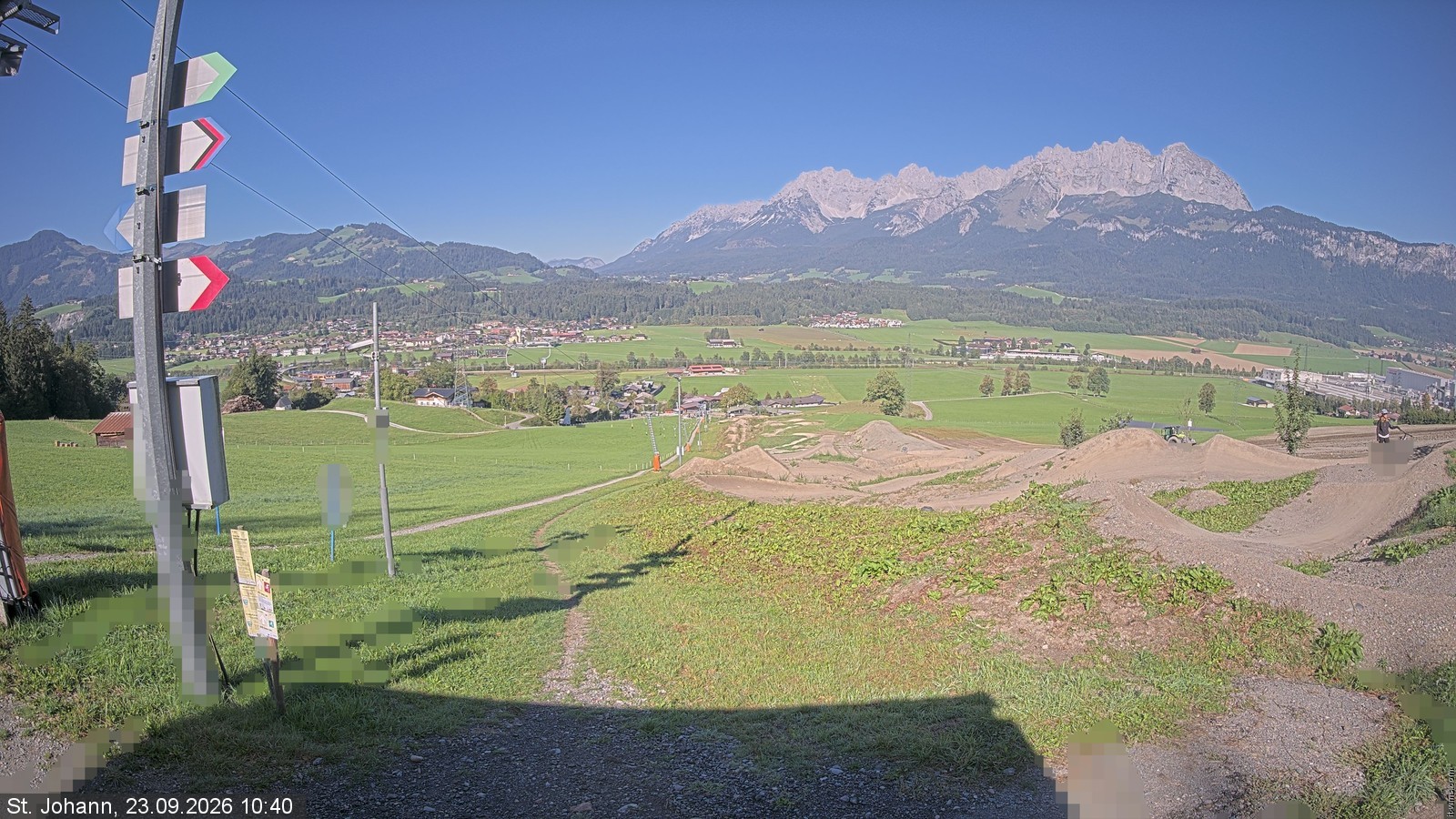 Archived image Webcam Oberndorf/Tyrol: Bike Trails