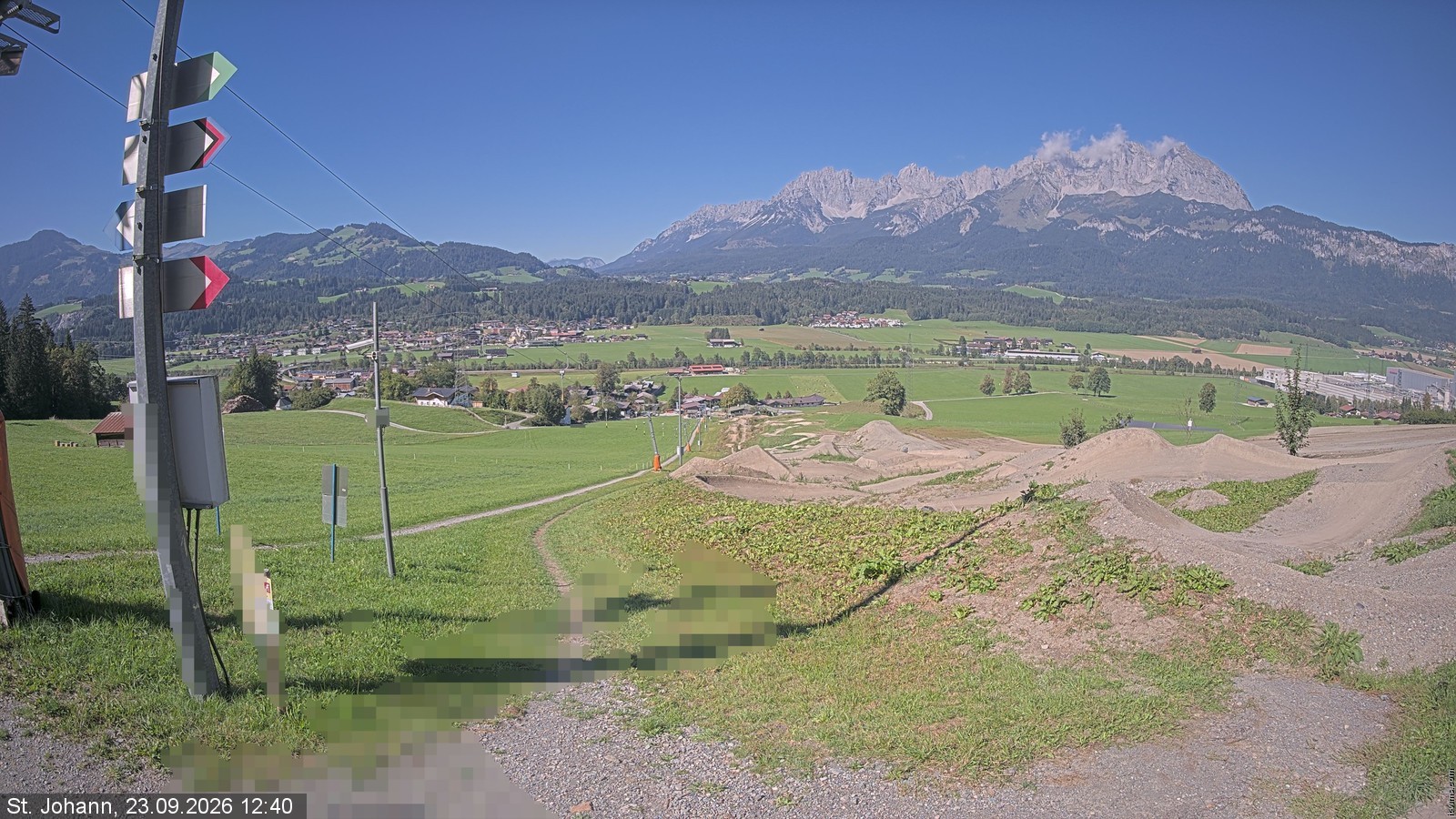 Archived image Webcam Oberndorf/Tyrol: Bike Trails