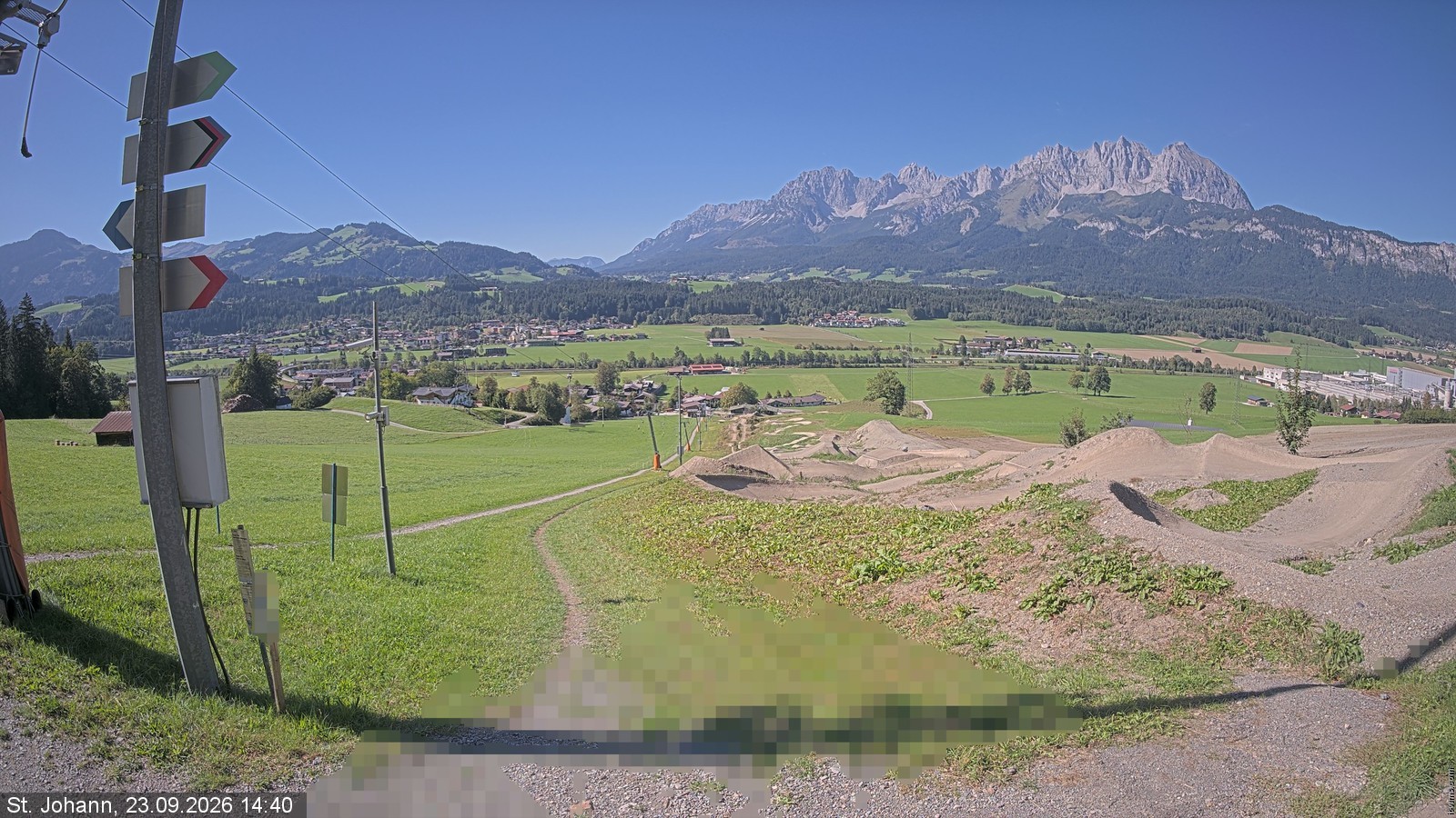 Archived image Webcam Oberndorf/Tyrol: Bike Trails