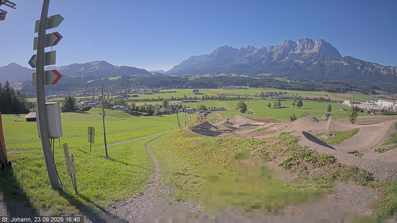 Archived image Webcam Oberndorf/Tyrol: Bike Trails