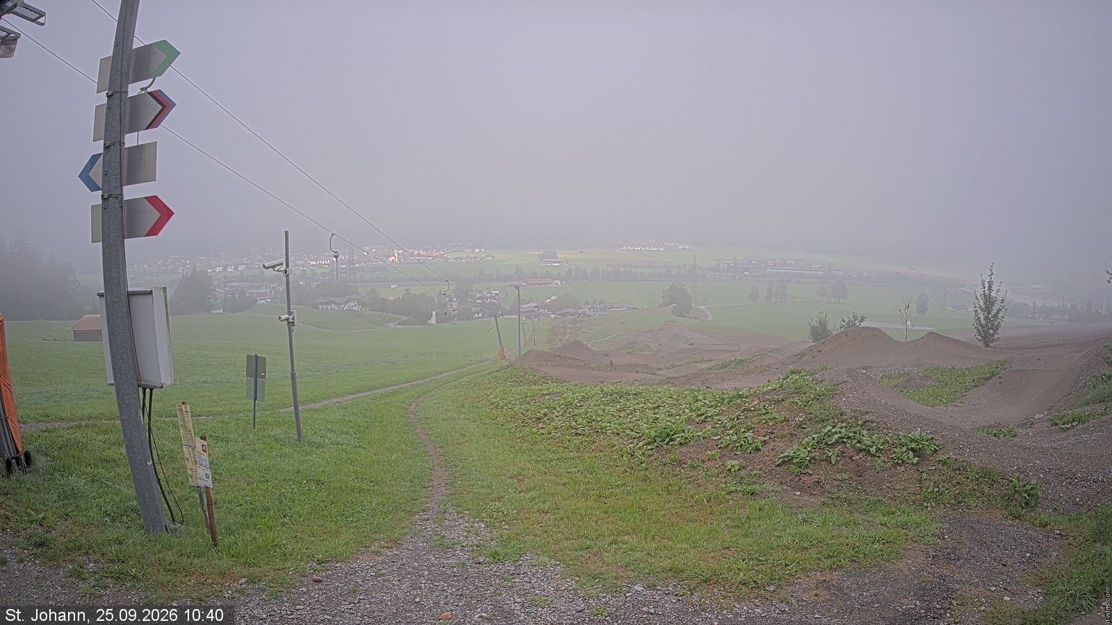 Archiv Foto Webcam Oberndorf in Tirol: Bikepark Tauwiesenlift