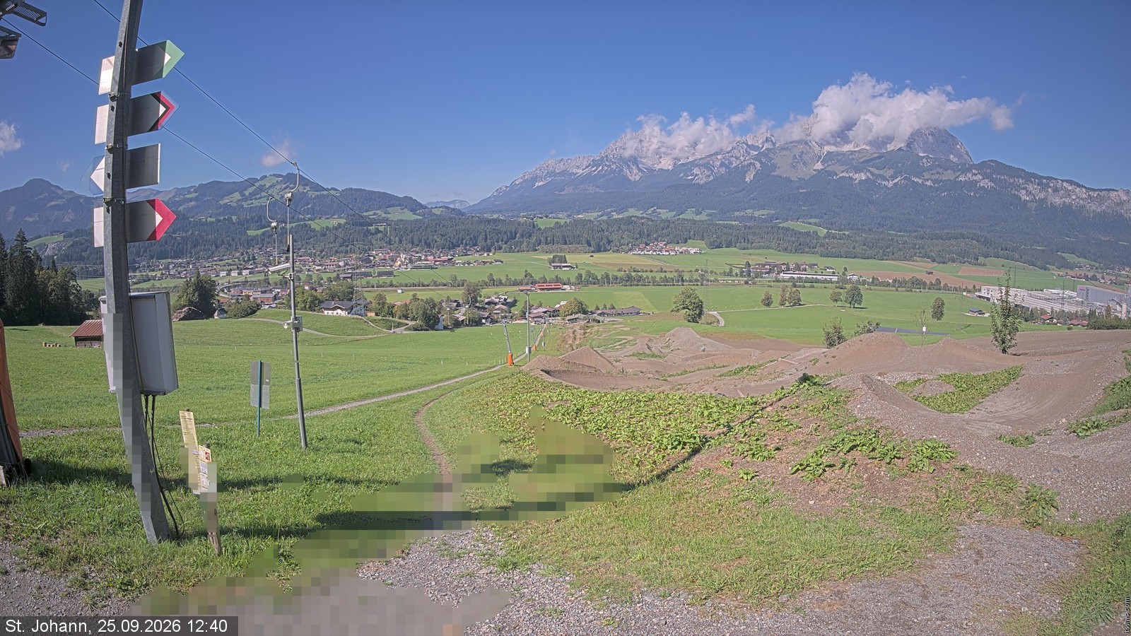 Archiv Foto Webcam Oberndorf in Tirol: Bikepark Tauwiesenlift
