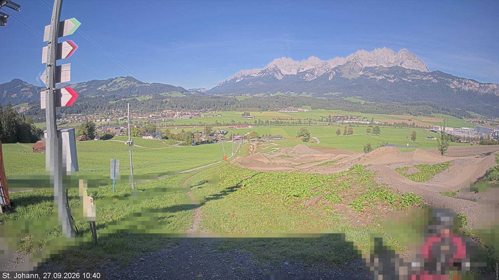 Archiv Foto Webcam Oberndorf in Tirol: Bikepark Tauwiesenlift