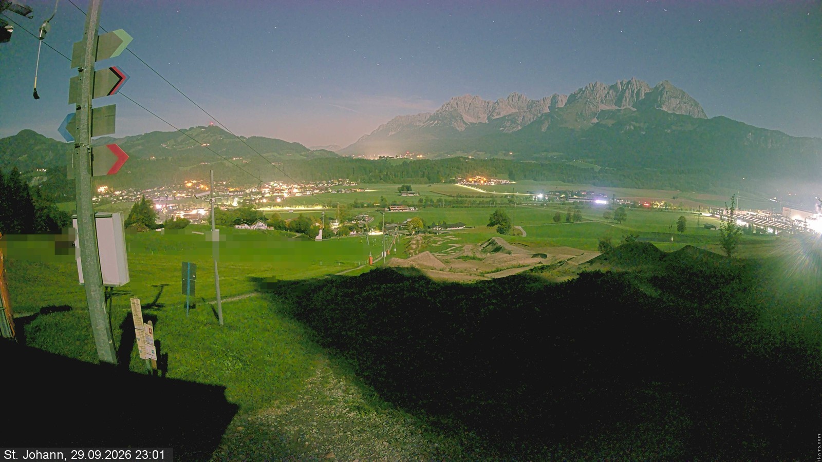 Archiv Foto Webcam Oberndorf in Tirol: Bikepark Tauwiesenlift