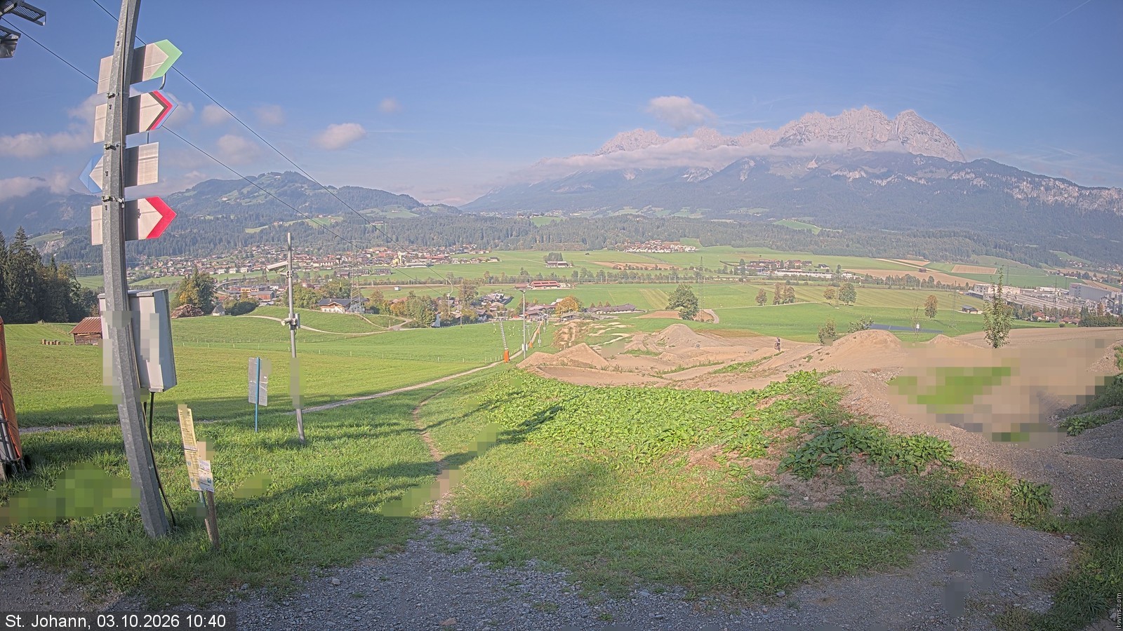 Archiv Foto Webcam Oberndorf in Tirol: Bikepark Tauwiesenlift