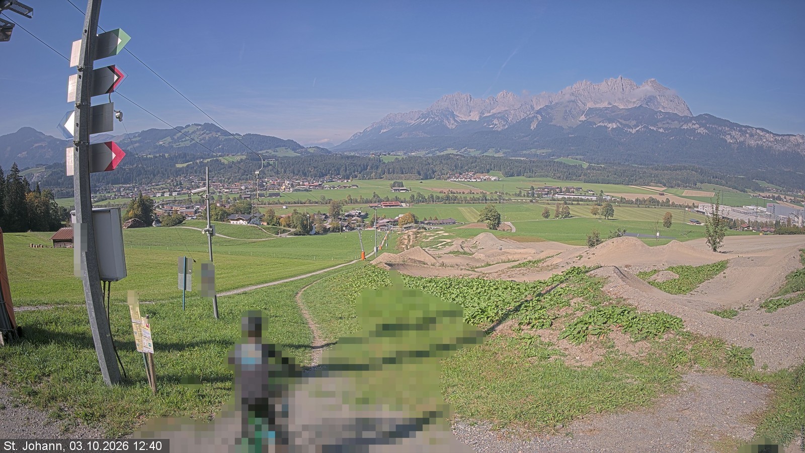 Archiv Foto Webcam Oberndorf in Tirol: Bikepark Tauwiesenlift