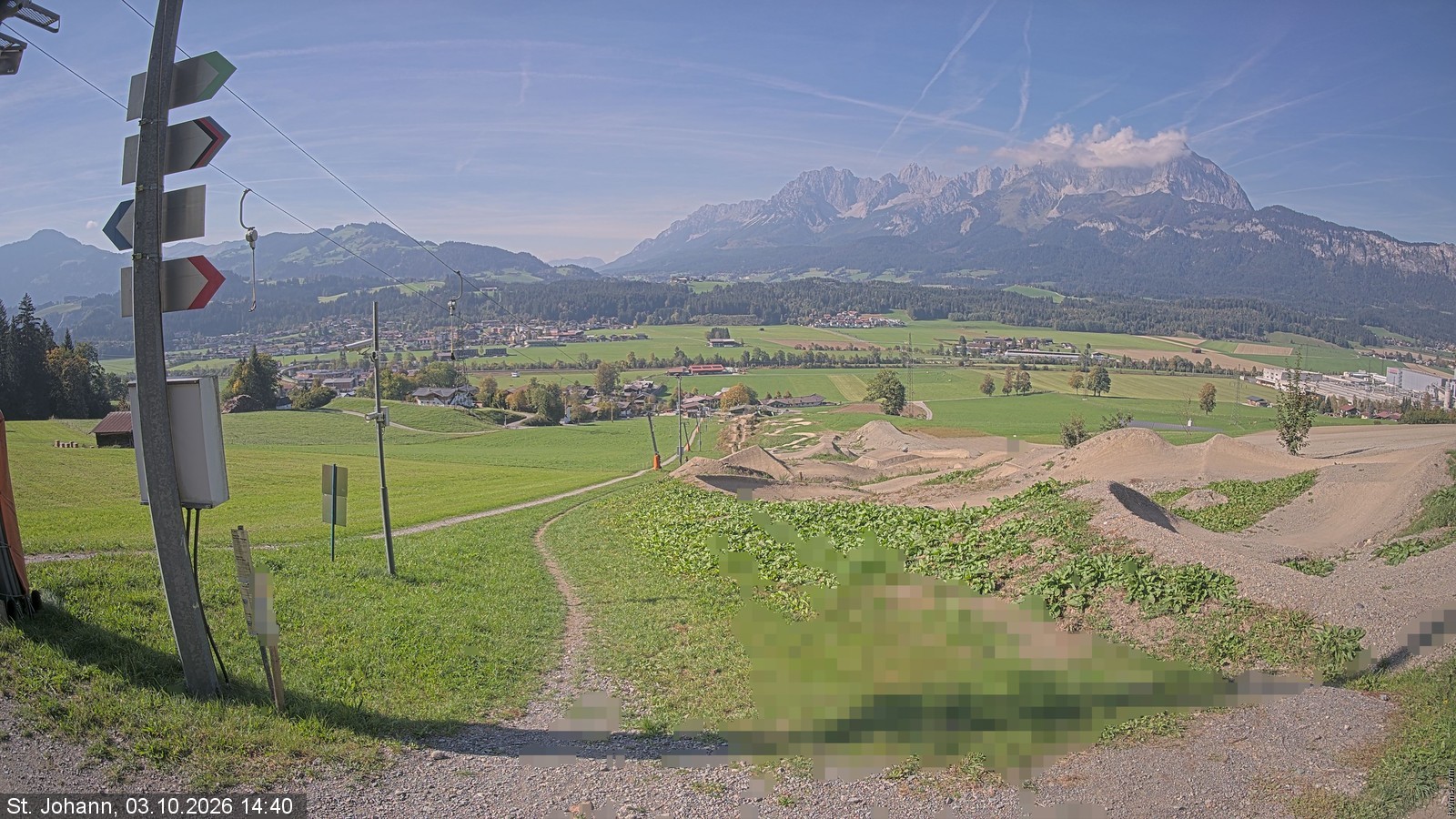 Archiv Foto Webcam Oberndorf in Tirol: Bikepark Tauwiesenlift