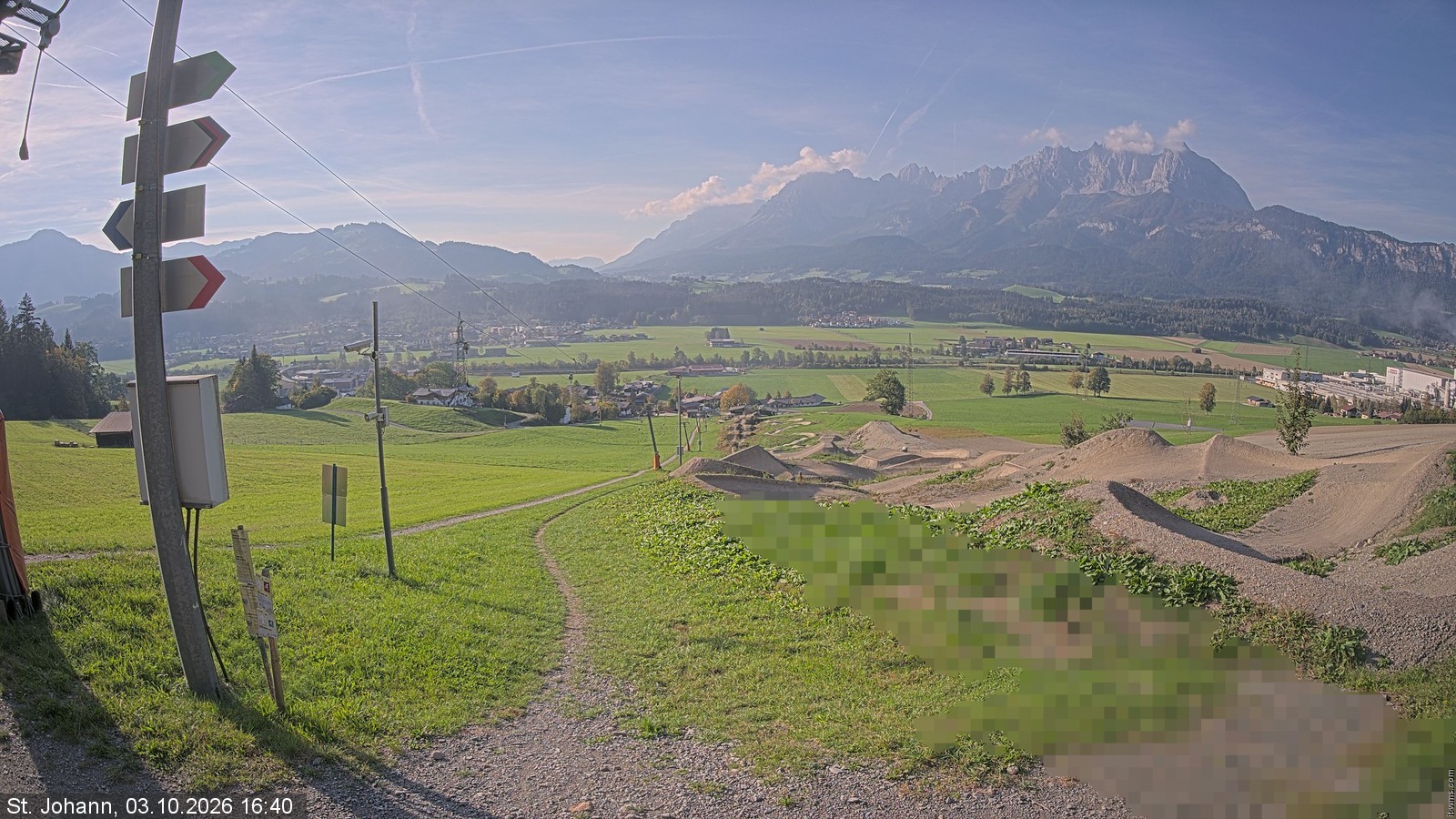 Archiv Foto Webcam Oberndorf in Tirol: Bikepark Tauwiesenlift