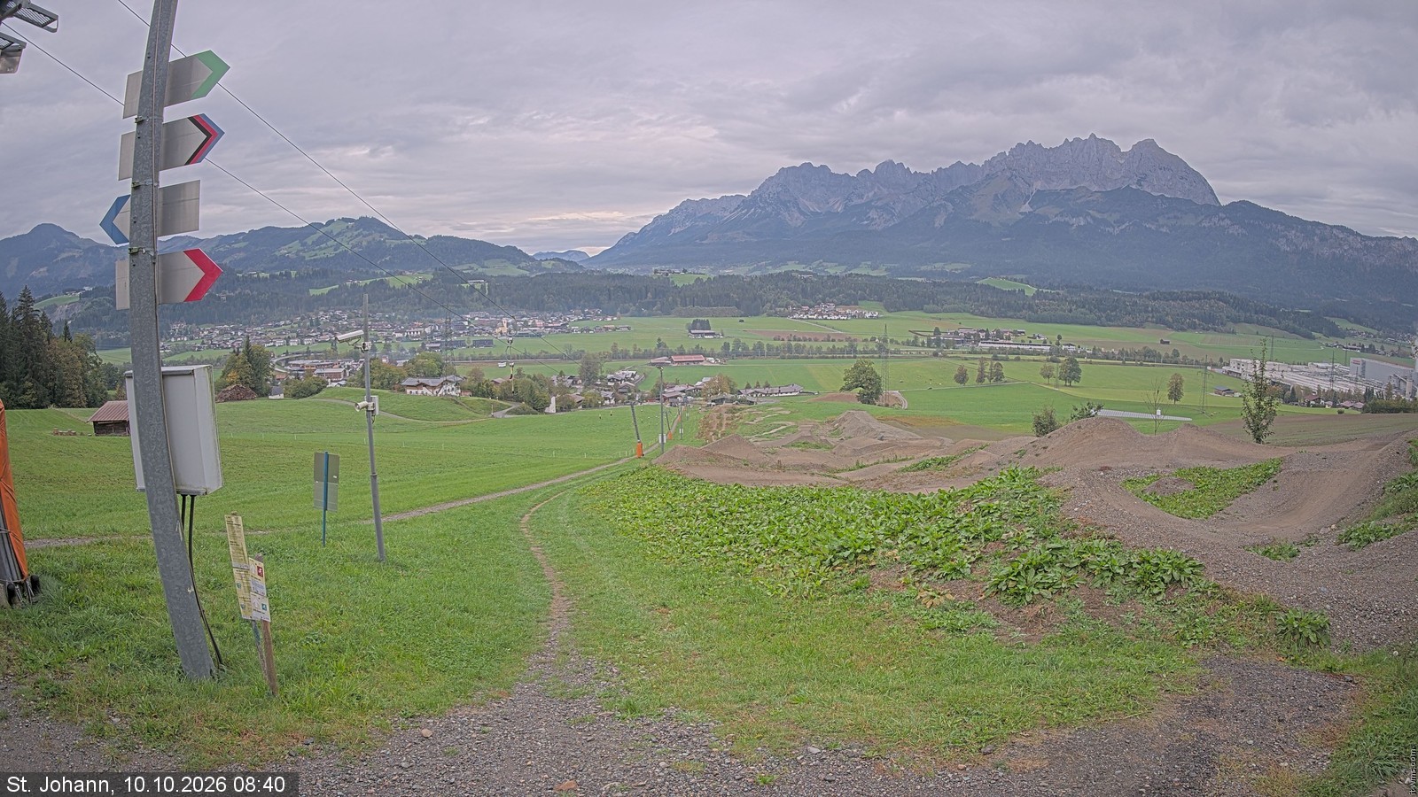 Archived image Webcam Oberndorf/Tyrol: Bike Trails