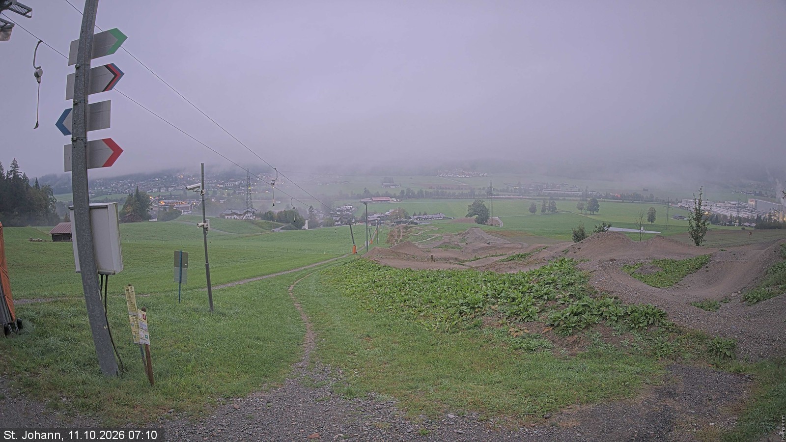 Archived image Webcam Oberndorf/Tyrol: Bike Trails