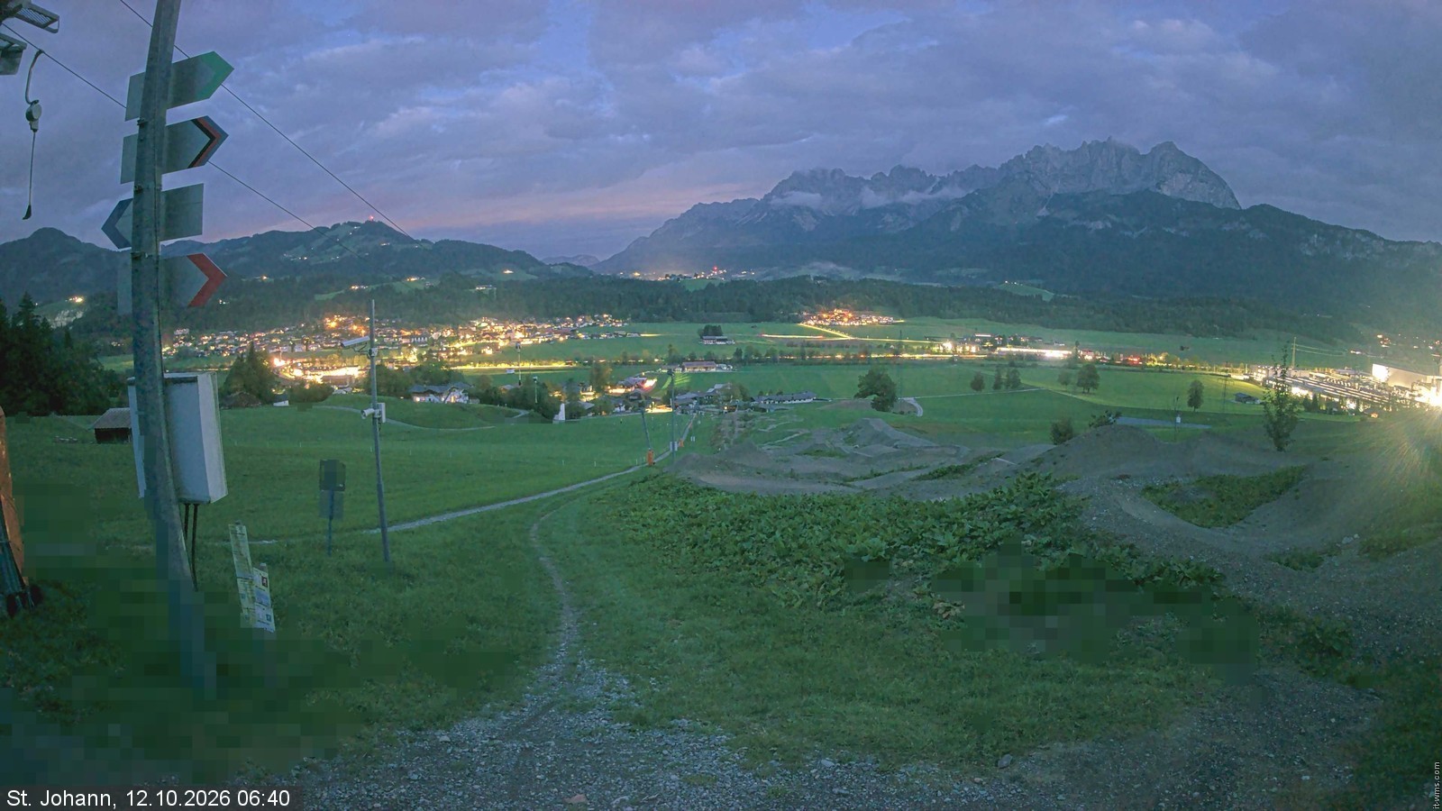 Archiv Foto Webcam Oberndorf in Tirol: Bikepark Tauwiesenlift
