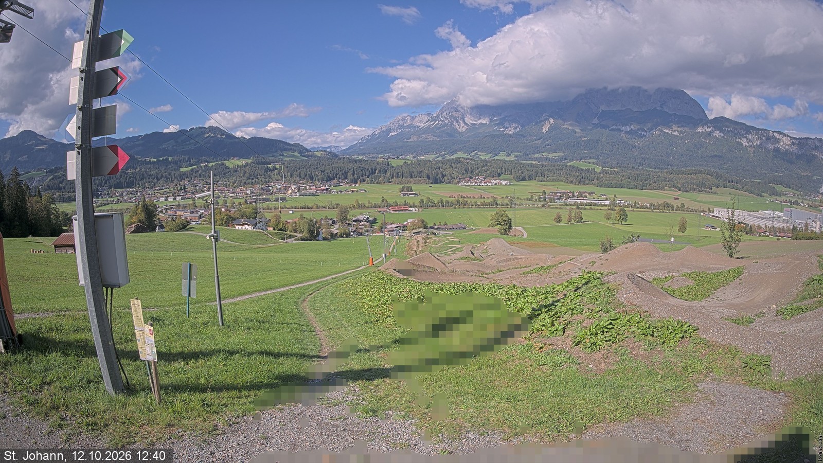 Archiv Foto Webcam Oberndorf in Tirol: Bikepark Tauwiesenlift
