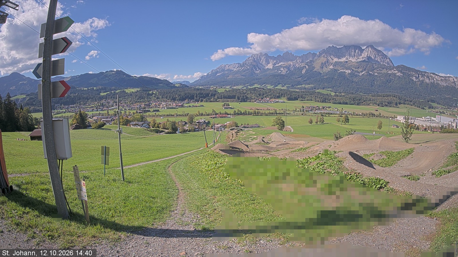 Archiv Foto Webcam Oberndorf in Tirol: Bikepark Tauwiesenlift
