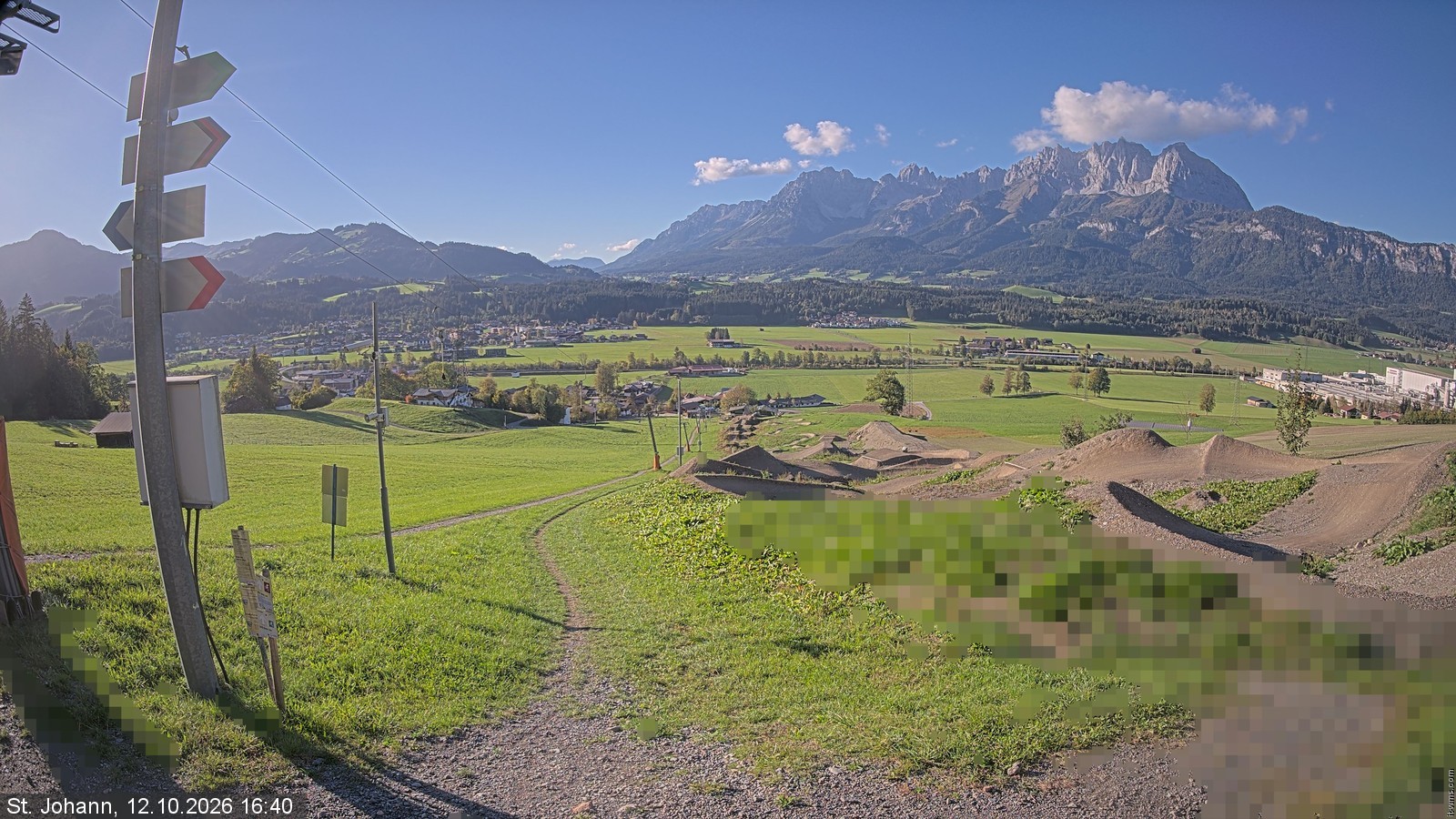 Archiv Foto Webcam Oberndorf in Tirol: Bikepark Tauwiesenlift