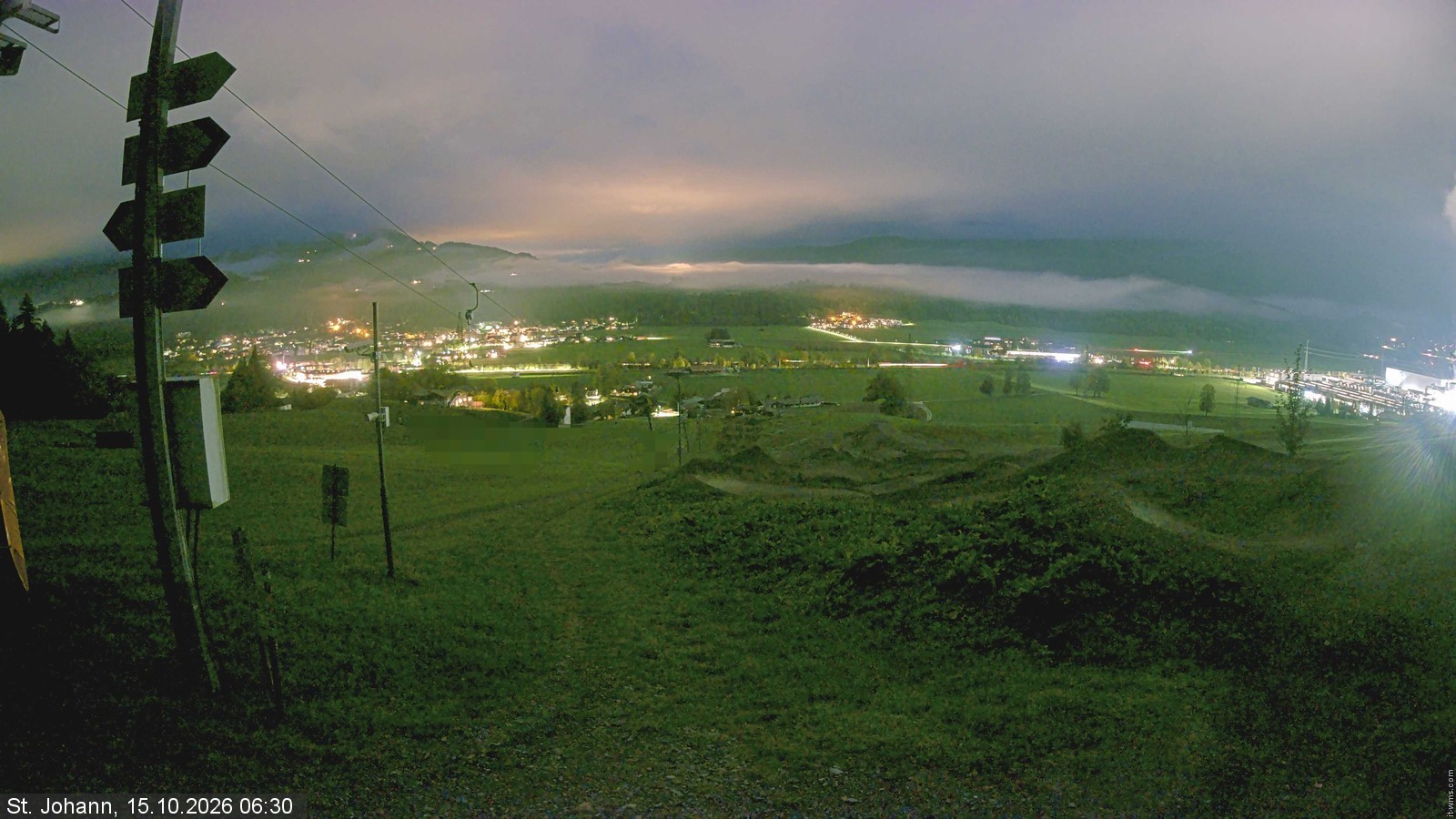 Archiv Foto Webcam Oberndorf in Tirol: Bikepark Tauwiesenlift