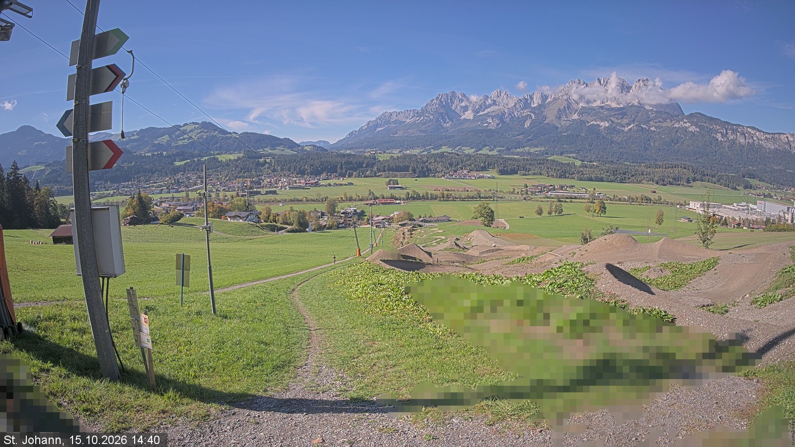 Archiv Foto Webcam Oberndorf in Tirol: Bikepark Tauwiesenlift