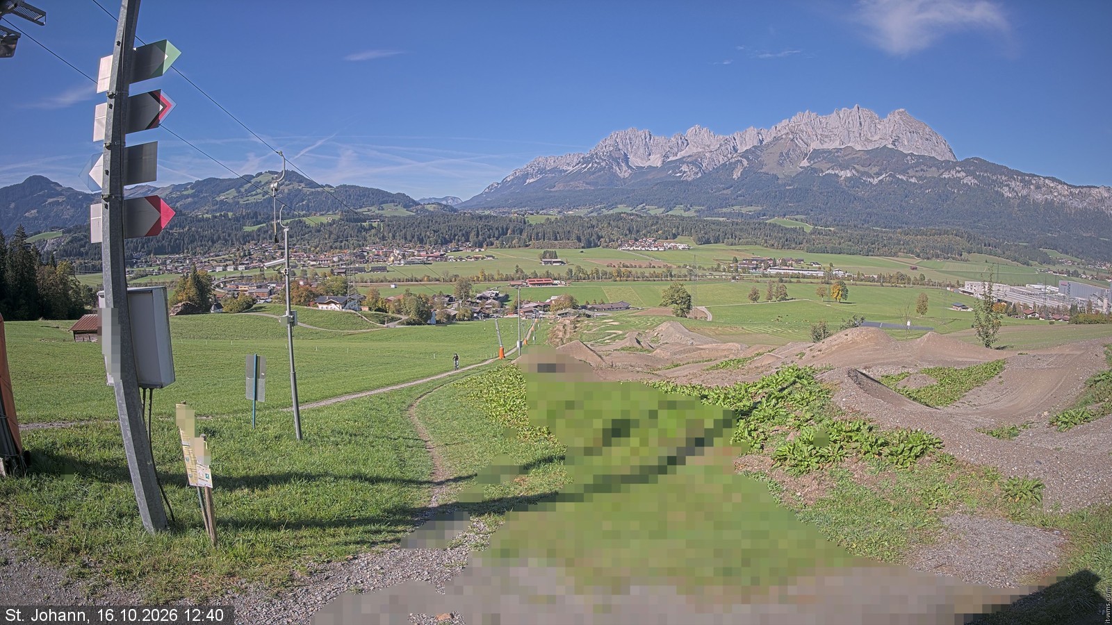 Archiv Foto Webcam Oberndorf in Tirol: Bikepark Tauwiesenlift