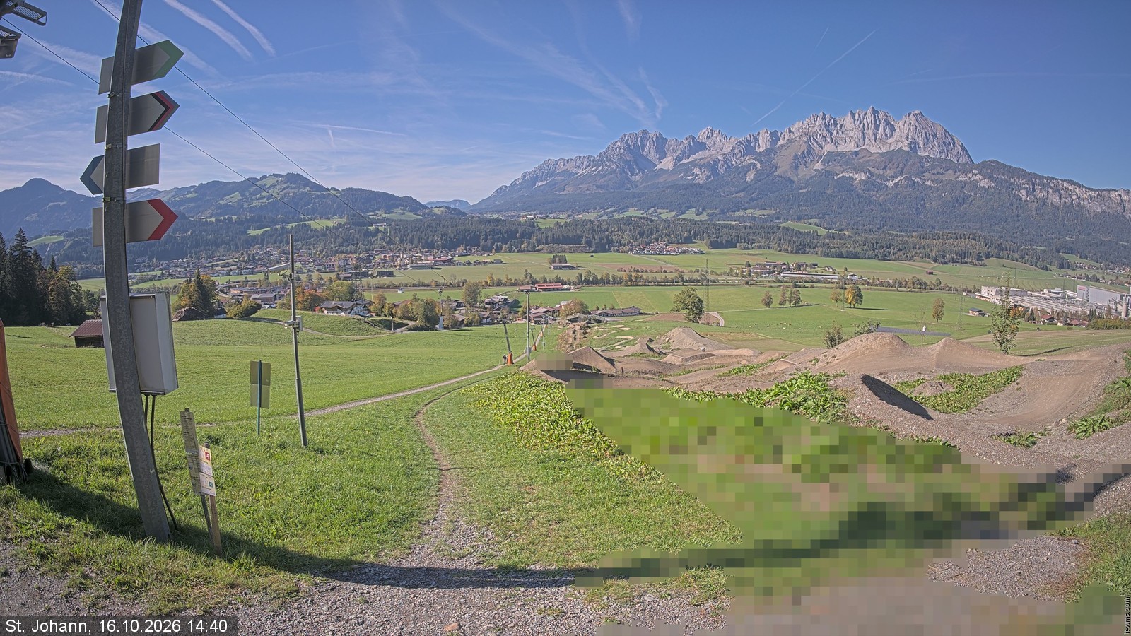 Archiv Foto Webcam Oberndorf in Tirol: Bikepark Tauwiesenlift