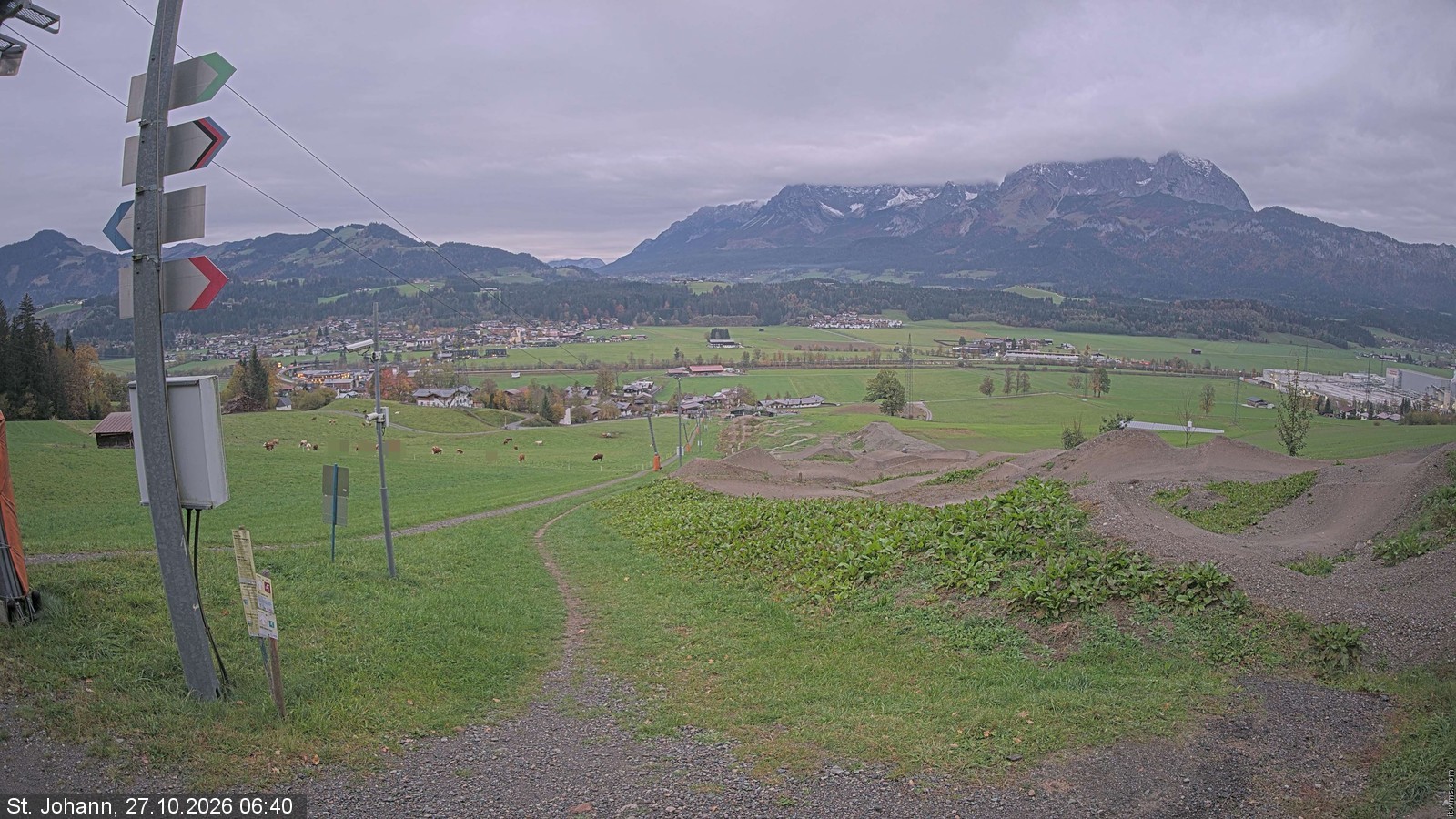 Archived image Webcam Oberndorf/Tyrol: Bike Trails