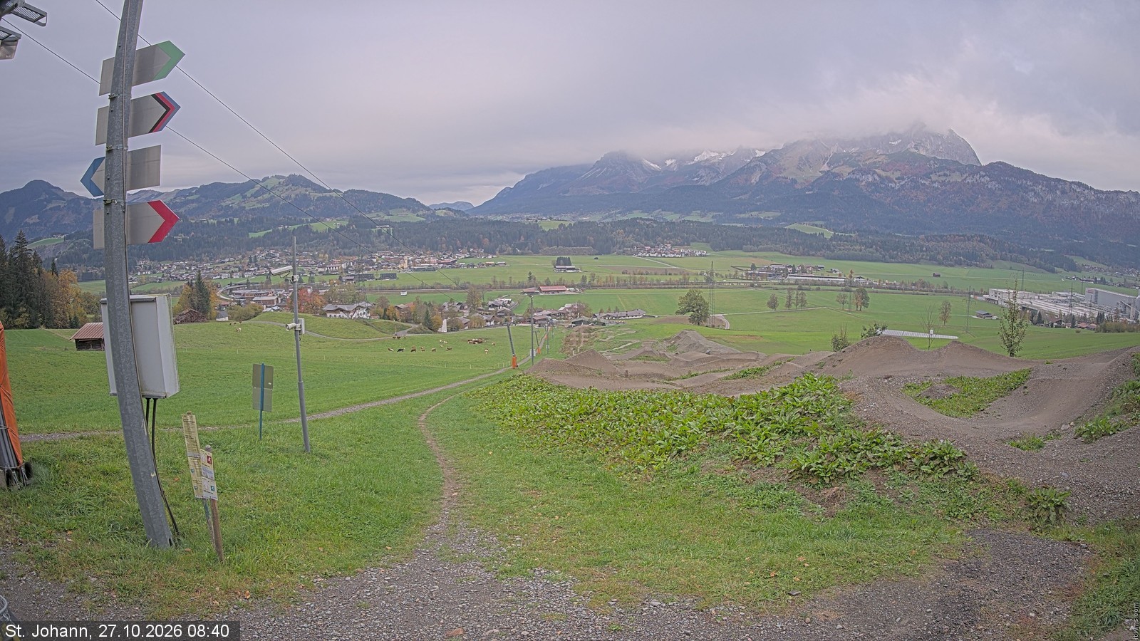 Archived image Webcam Oberndorf/Tyrol: Bike Trails