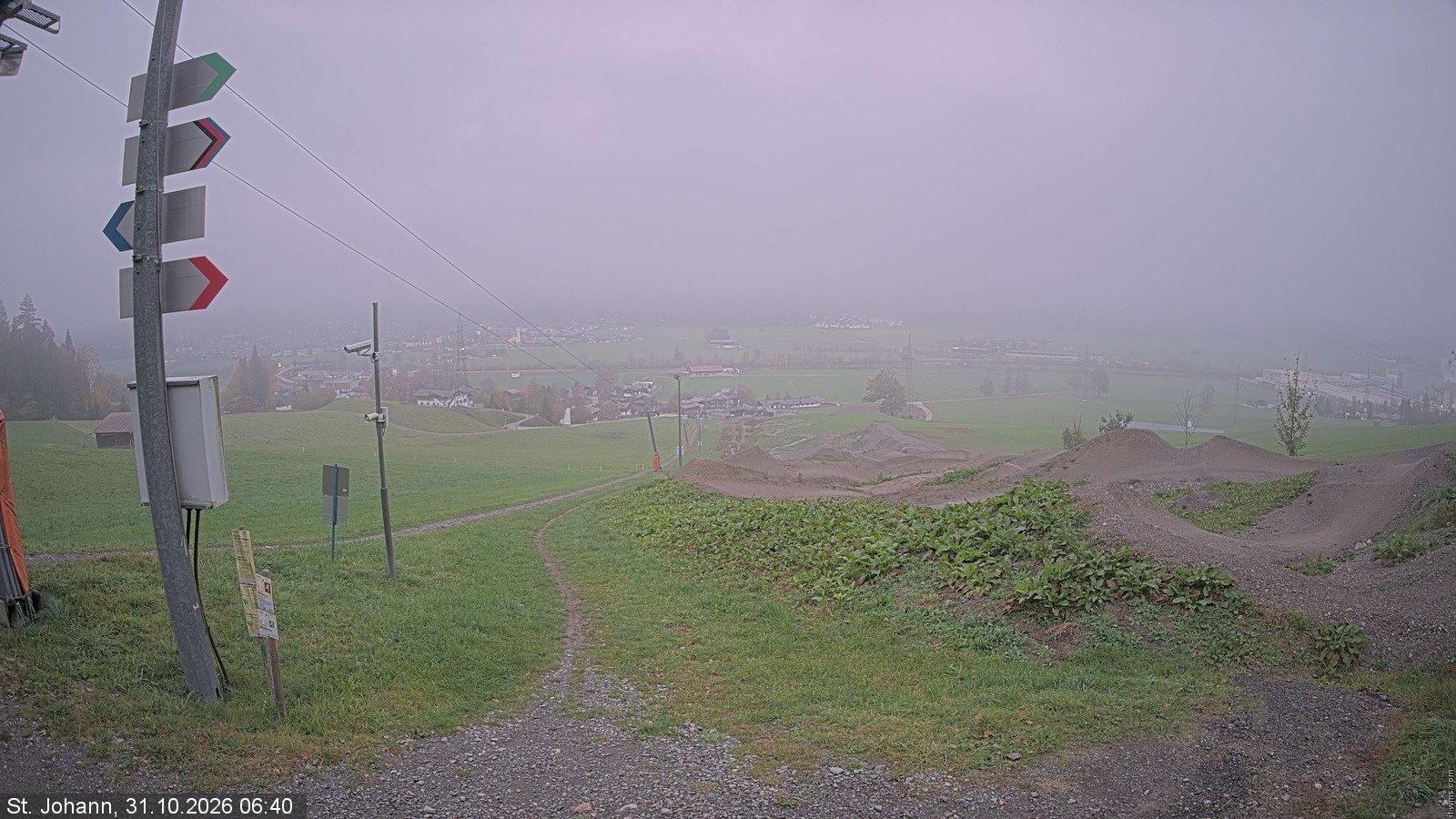 Archived image Webcam Oberndorf/Tyrol: Bike Trails