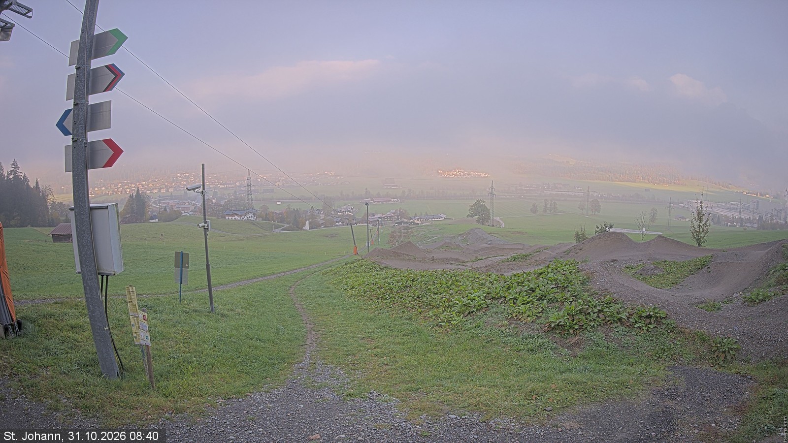 Archiv Foto Webcam Oberndorf in Tirol: Bikepark Tauwiesenlift