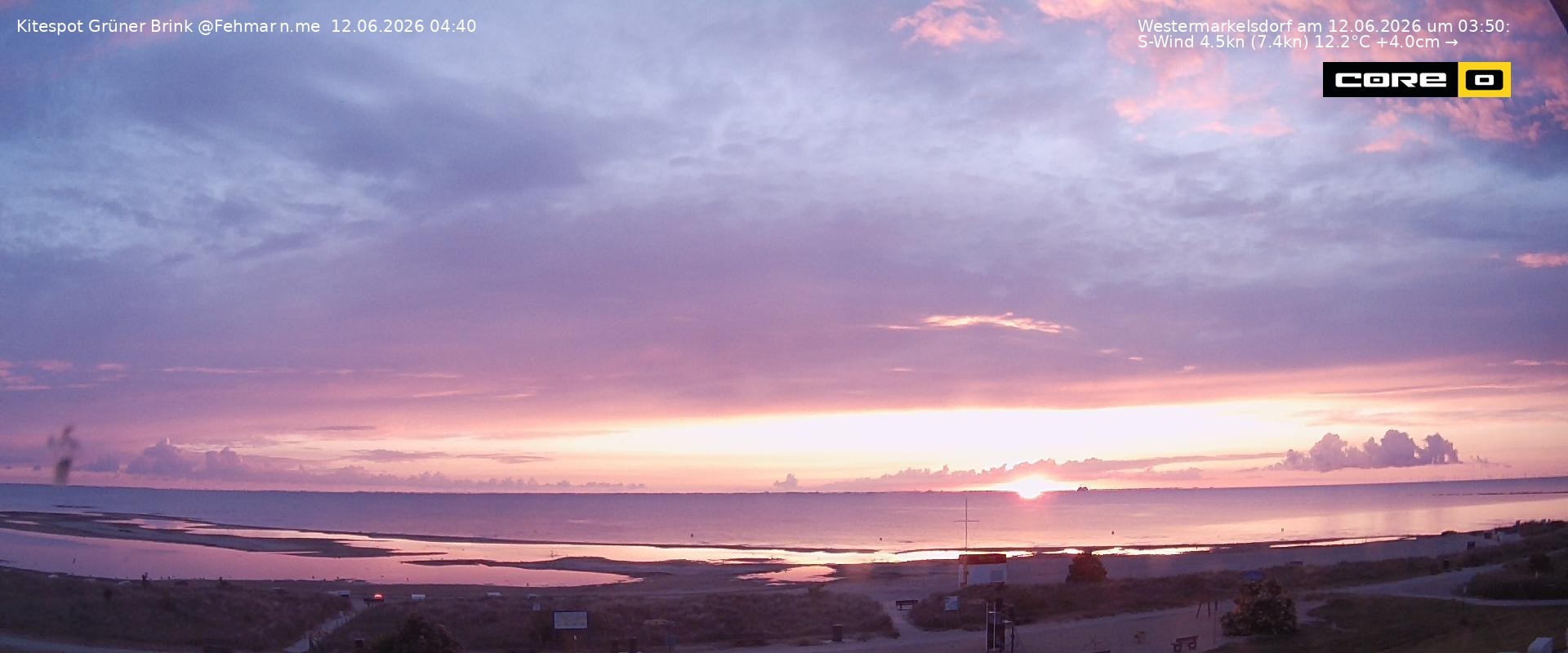 Archiv Foto Webcam Fehmarn: Naturstrand Grüner Brink
