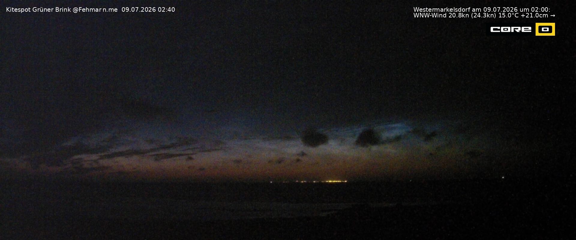 Archiv Foto Webcam Fehmarn: Naturstrand Grüner Brink