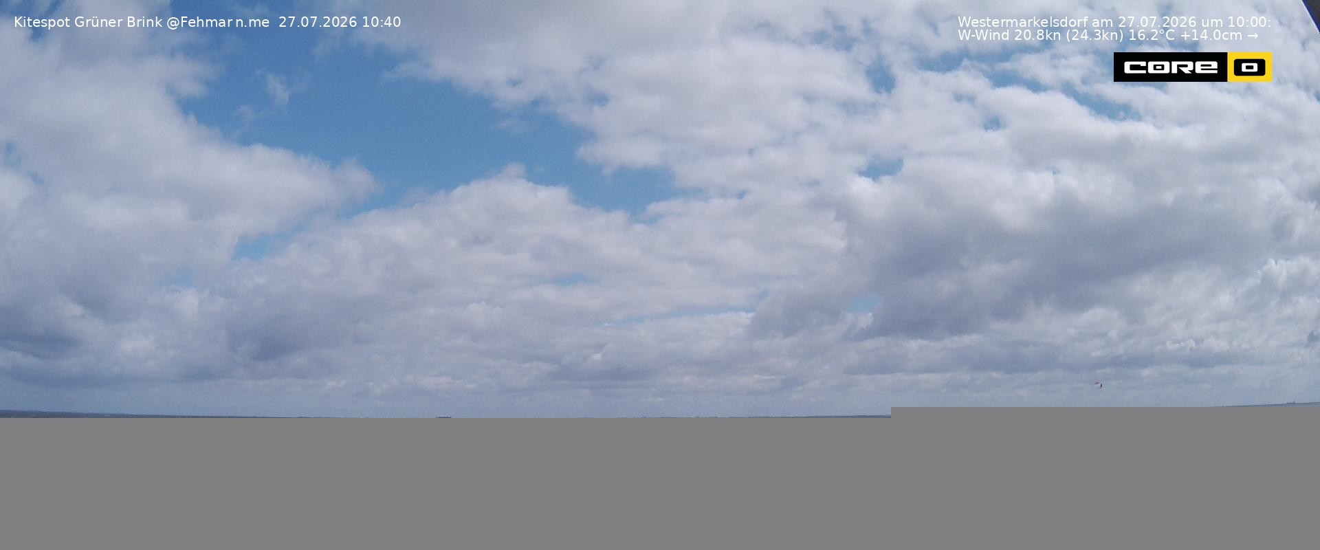 Archiv Foto Webcam Fehmarn: Naturstrand Grüner Brink