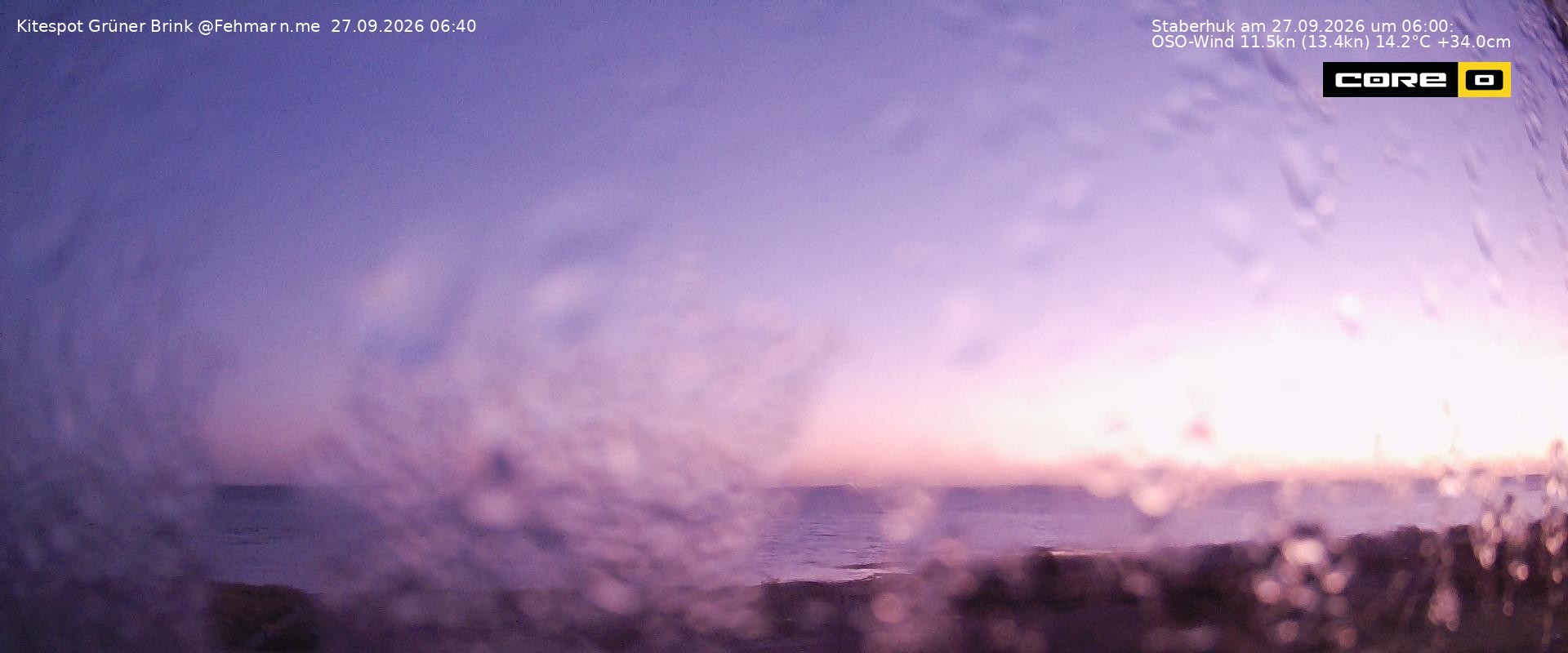 Archiv Foto Webcam Fehmarn: Naturstrand Grüner Brink