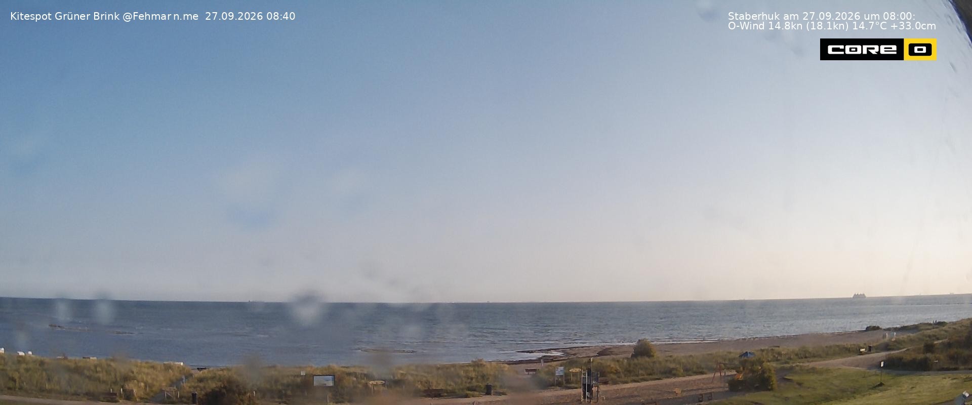 Archiv Foto Webcam Fehmarn: Naturstrand Grüner Brink
