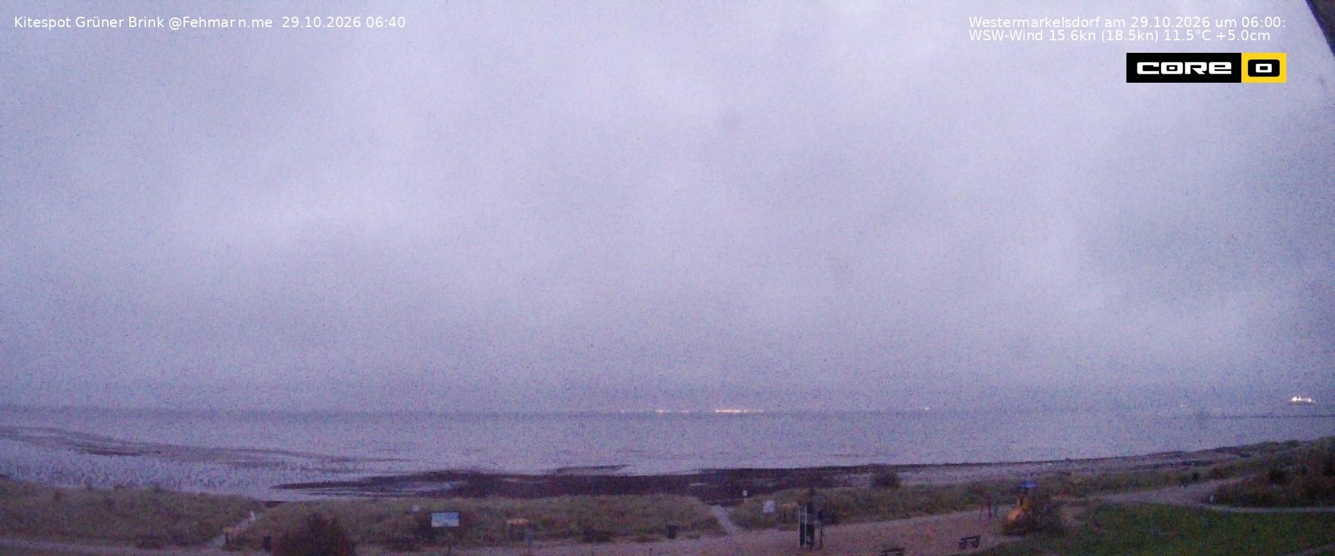 Archiv Foto Webcam Fehmarn: Naturstrand Grüner Brink