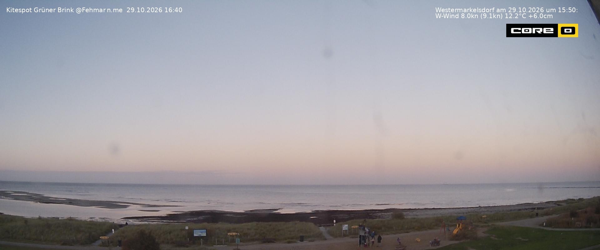 Archiv Foto Webcam Fehmarn: Naturstrand Grüner Brink