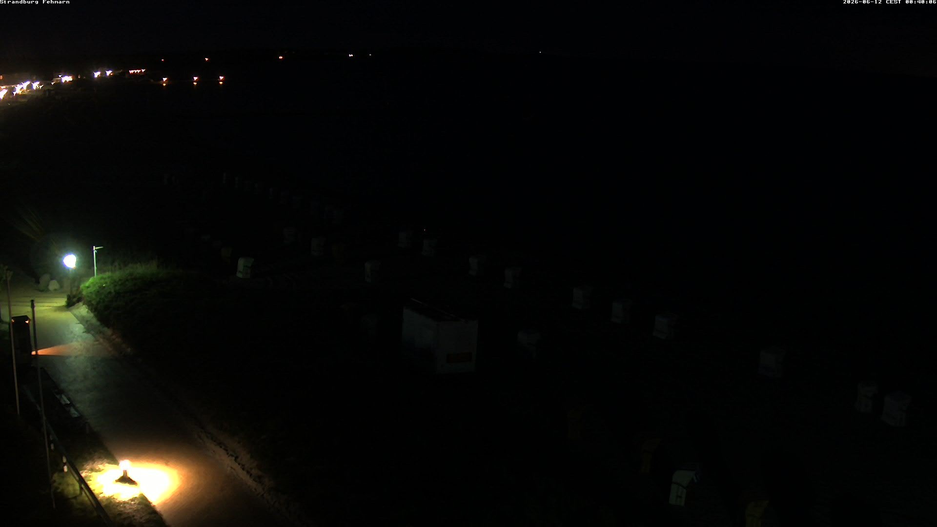 Archived image Webcam Fehmarn: Beach Burgtiefe