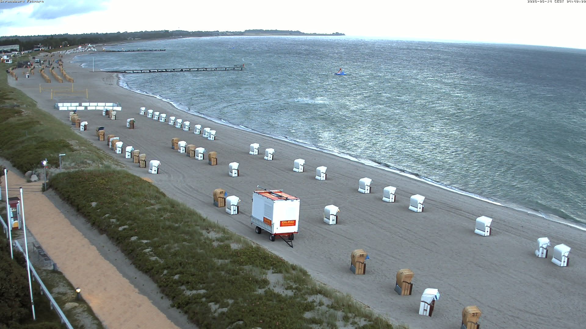 Archiv Foto Webcam Fehmarn: Burgtiefe Strand