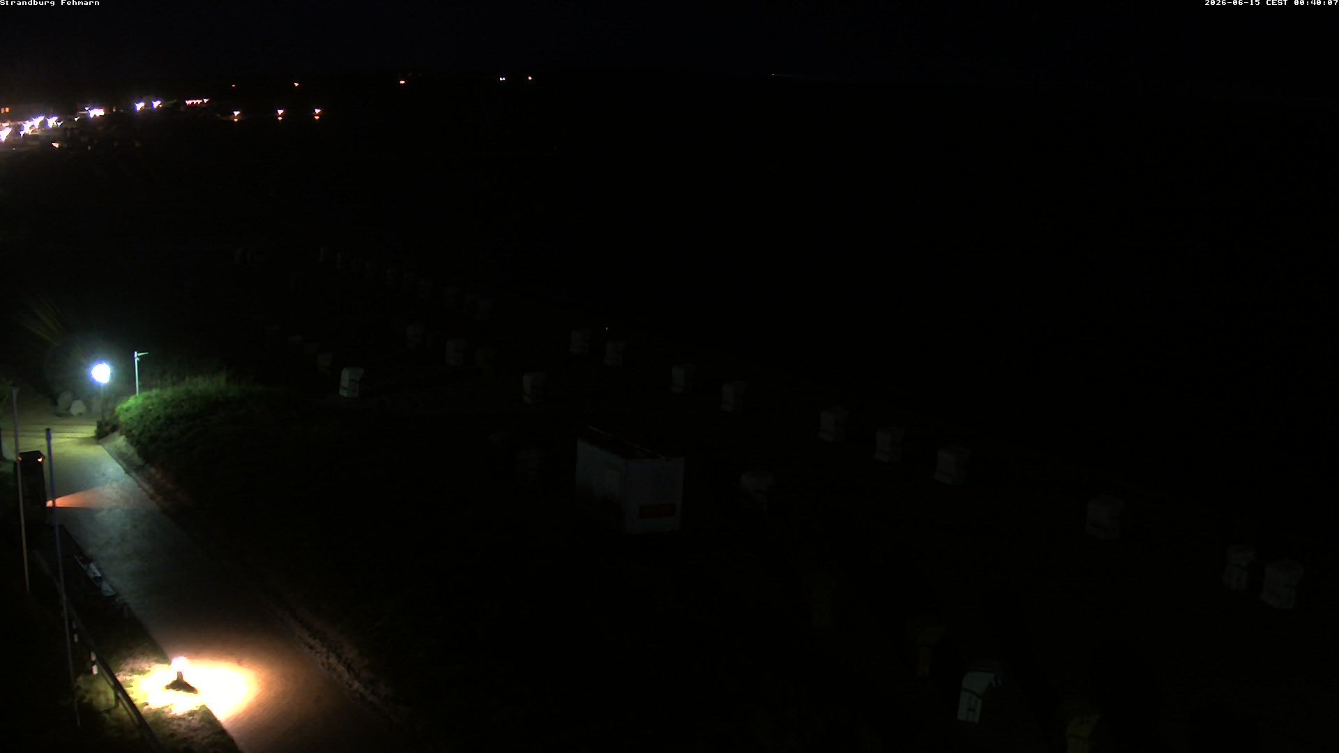 Archived image Webcam Fehmarn: Beach Burgtiefe
