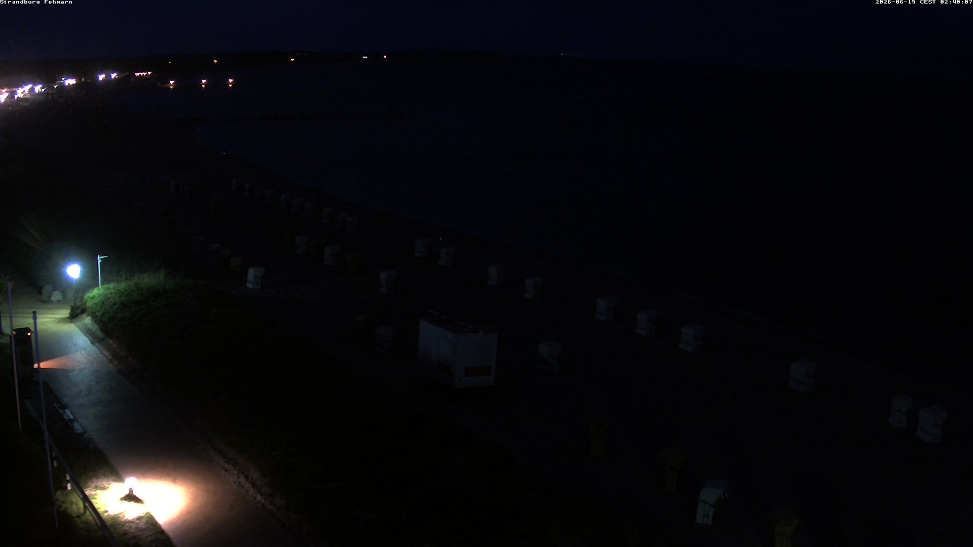 Archived image Webcam Fehmarn: Beach Burgtiefe