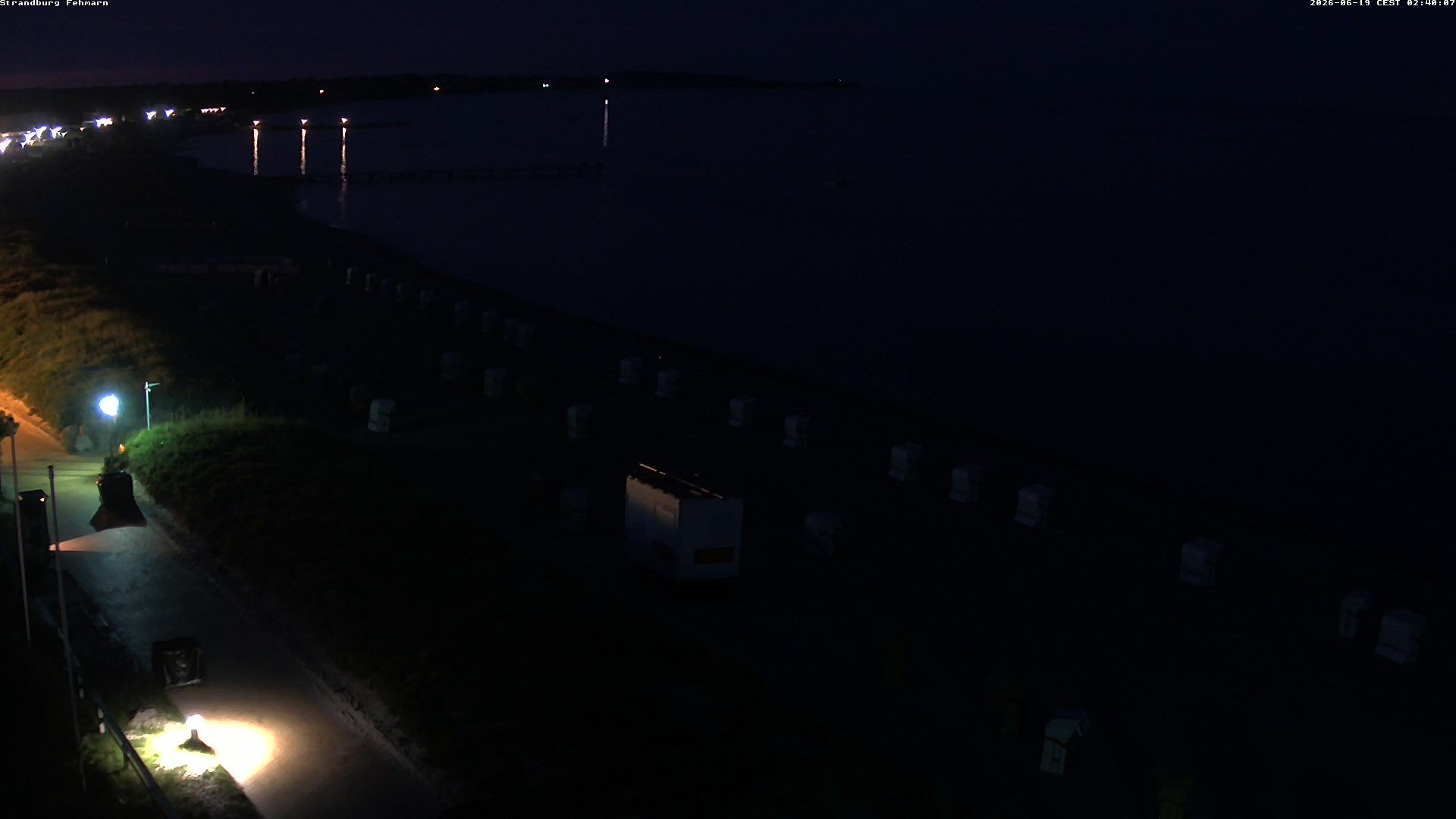Archiv Foto Webcam Fehmarn: Burgtiefe Strand