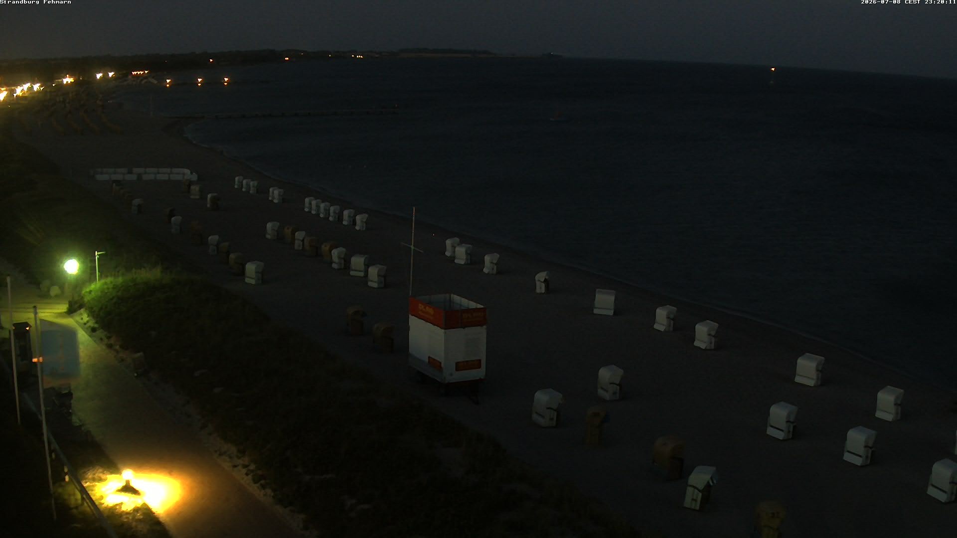 Archiv Foto Webcam Fehmarn: Burgtiefe Strand