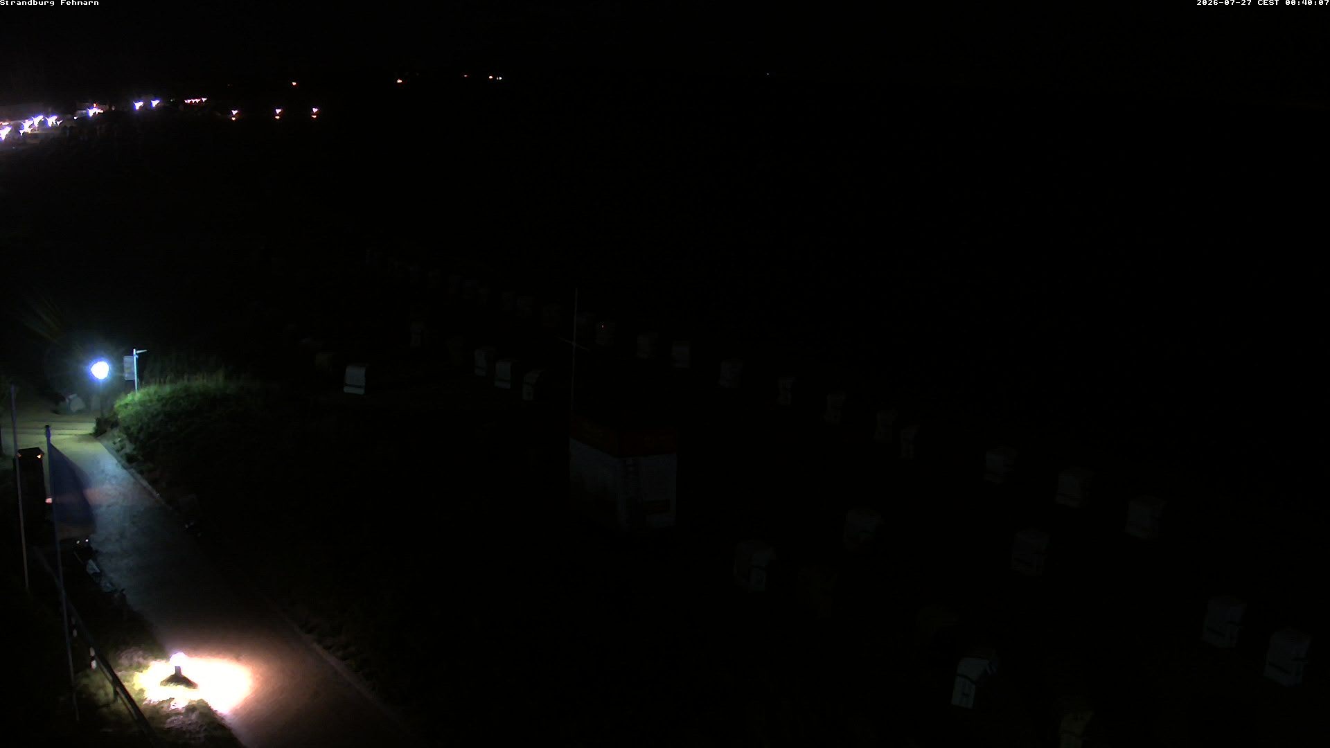 Archived image Webcam Fehmarn: Beach Burgtiefe