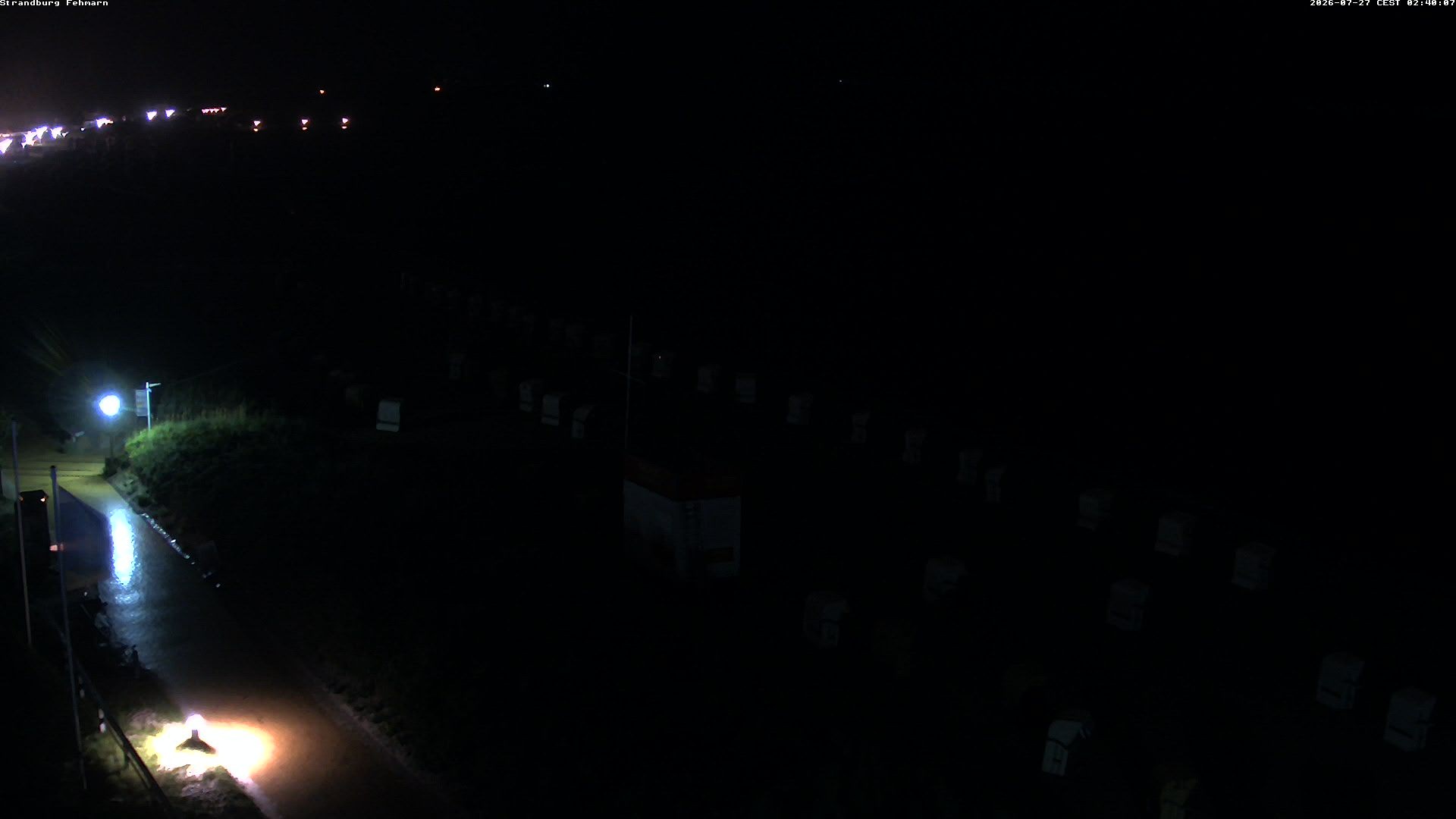 Archived image Webcam Fehmarn: Beach Burgtiefe